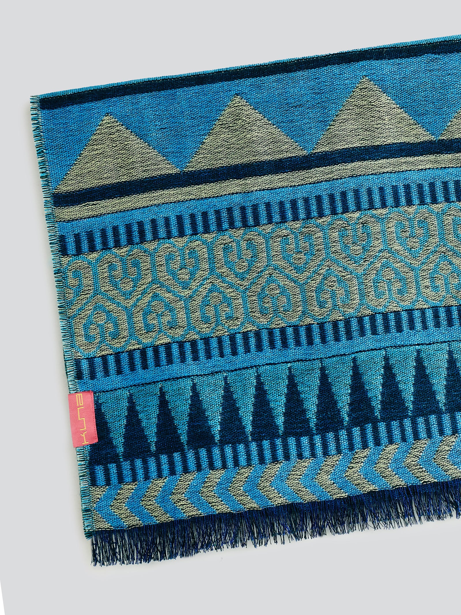 Yaranga Scarf Baby Alpaca Color Blue