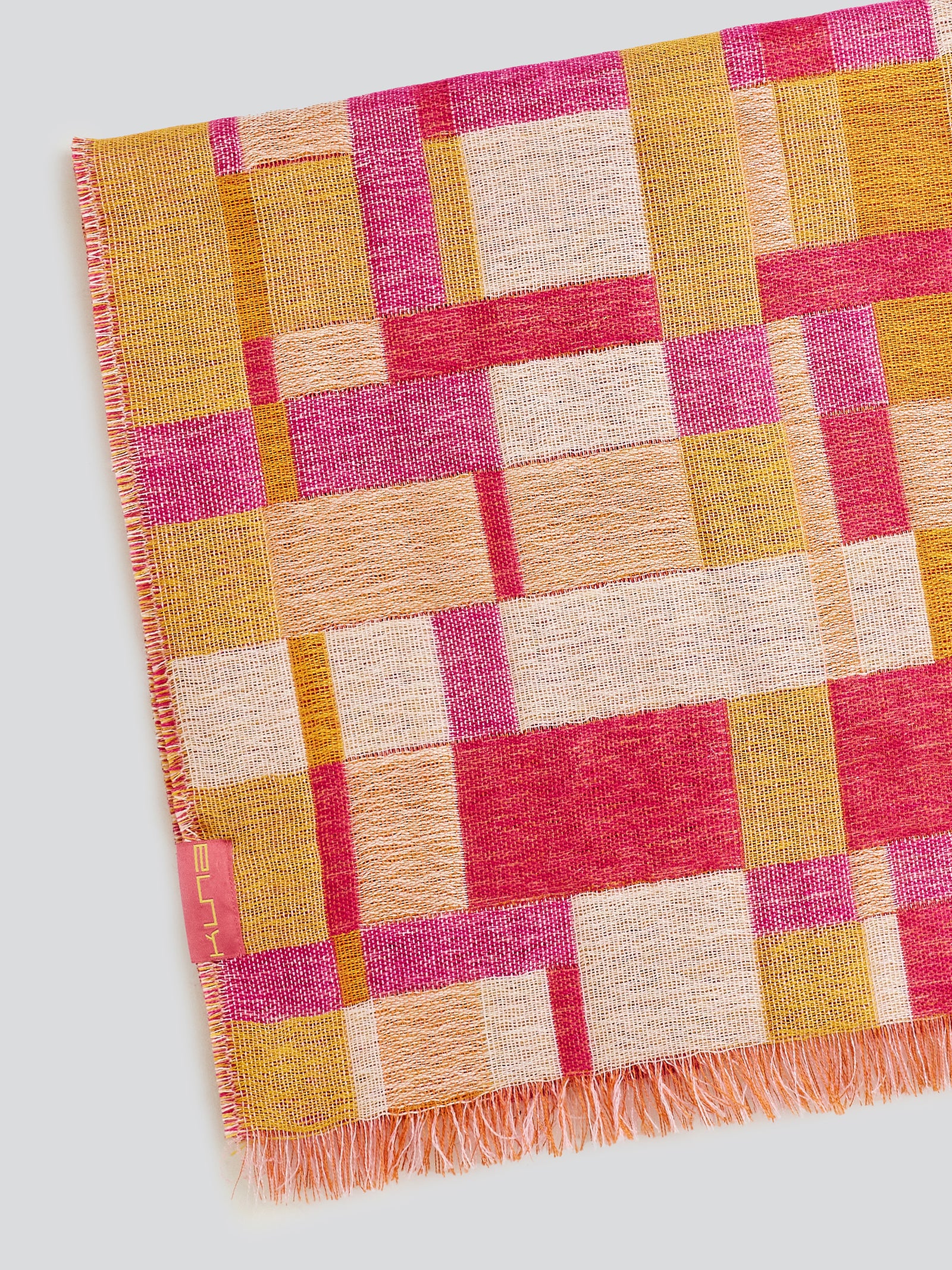 Yatuski Scarf Baby Alpaca Color Pink