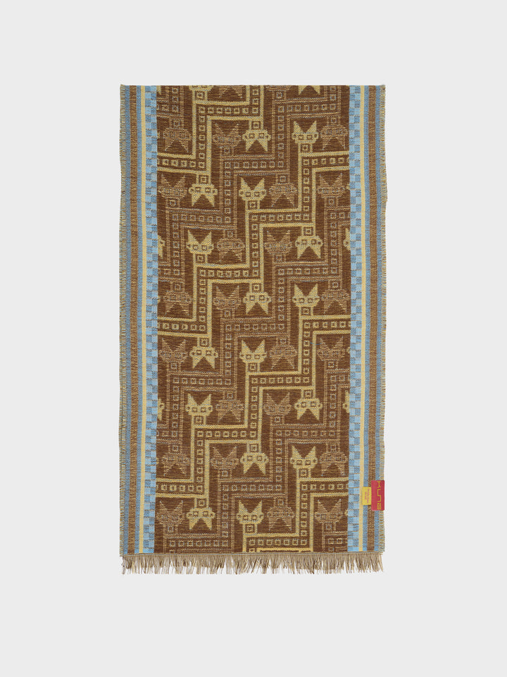 Chancay - 39 Scarf Baby Alpaca Color Yellow