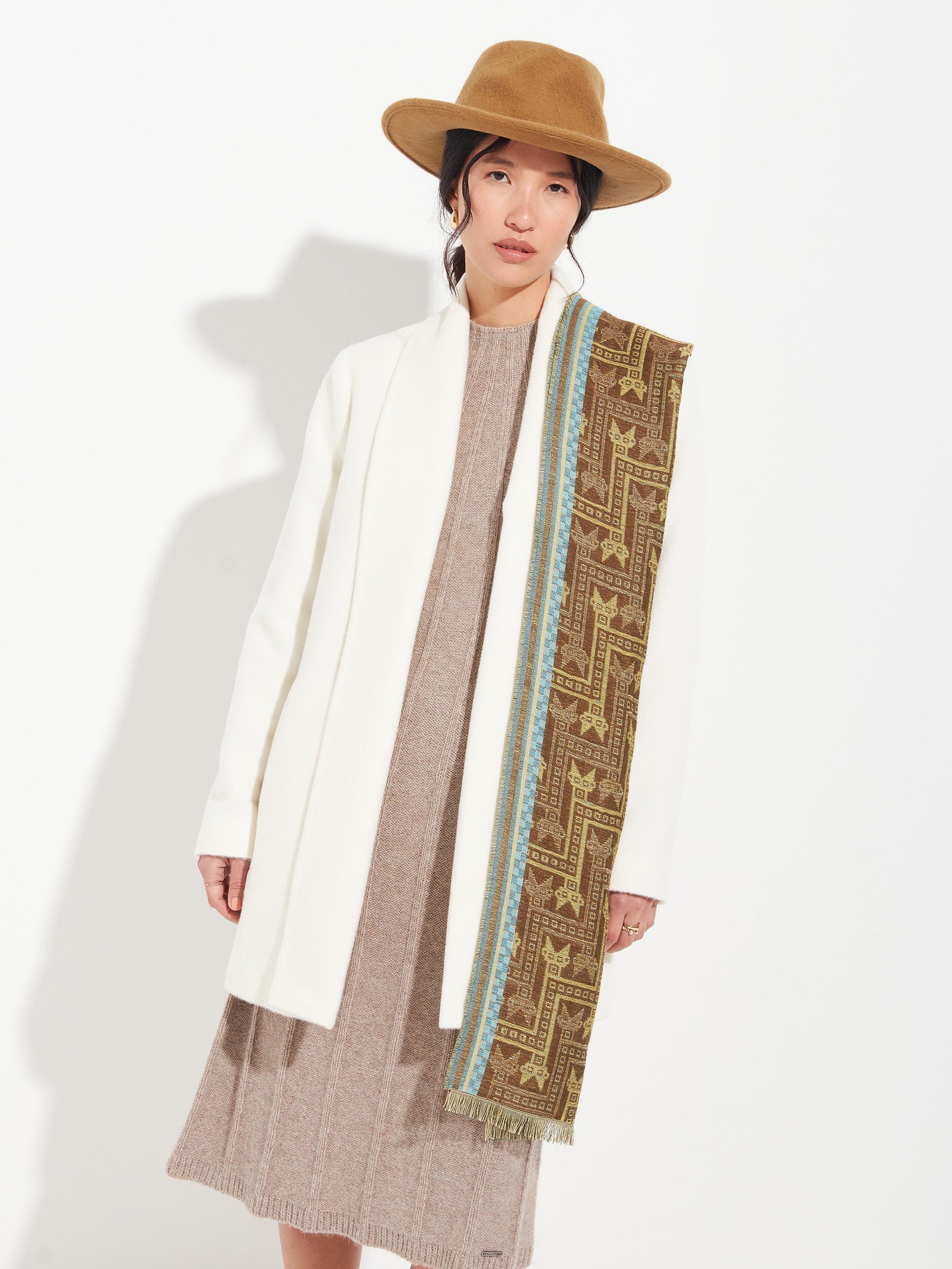 Chancay - 39 Scarf Baby Alpaca Color Yellow
