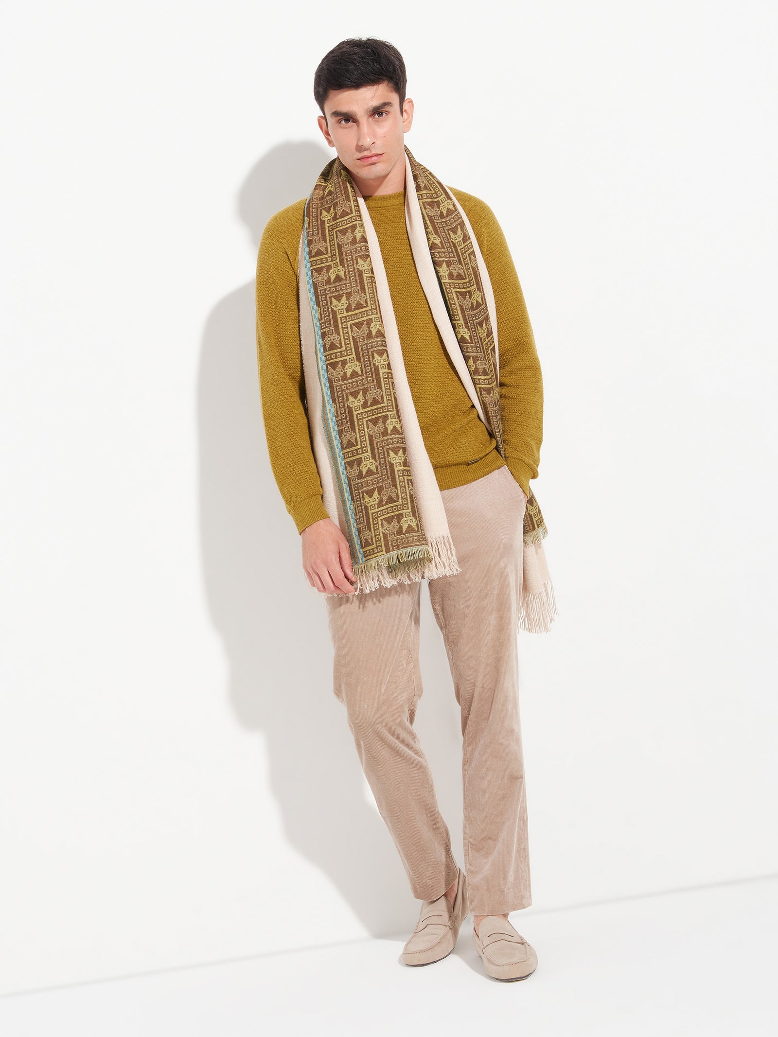 Chancay - 39 Scarf Baby Alpaca Color Yellow