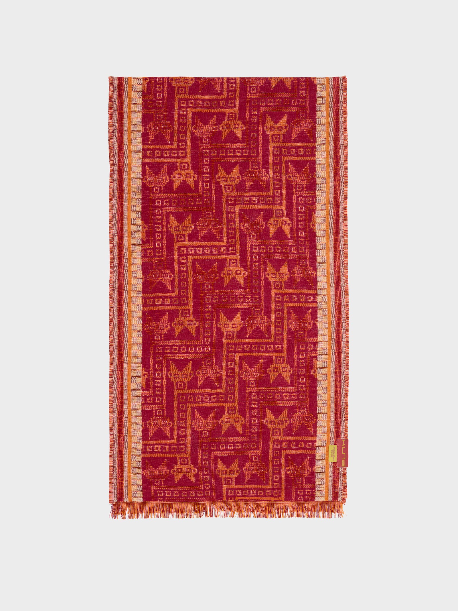 Chancay - 39 Scarf Baby Alpaca Color Red