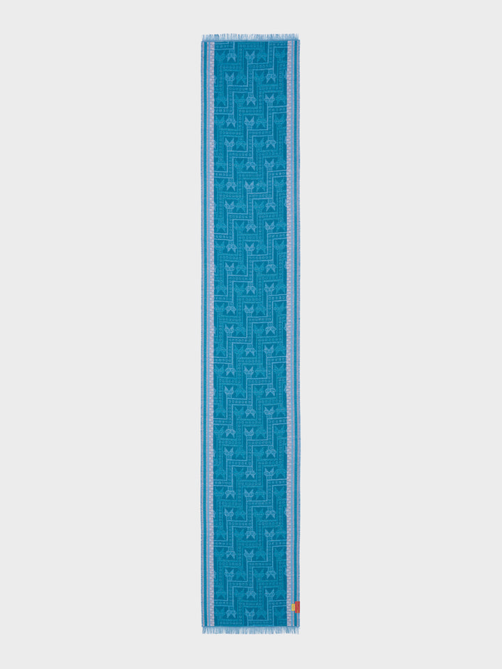 Chancay - 39 Scarf Baby Alpaca Color Blue