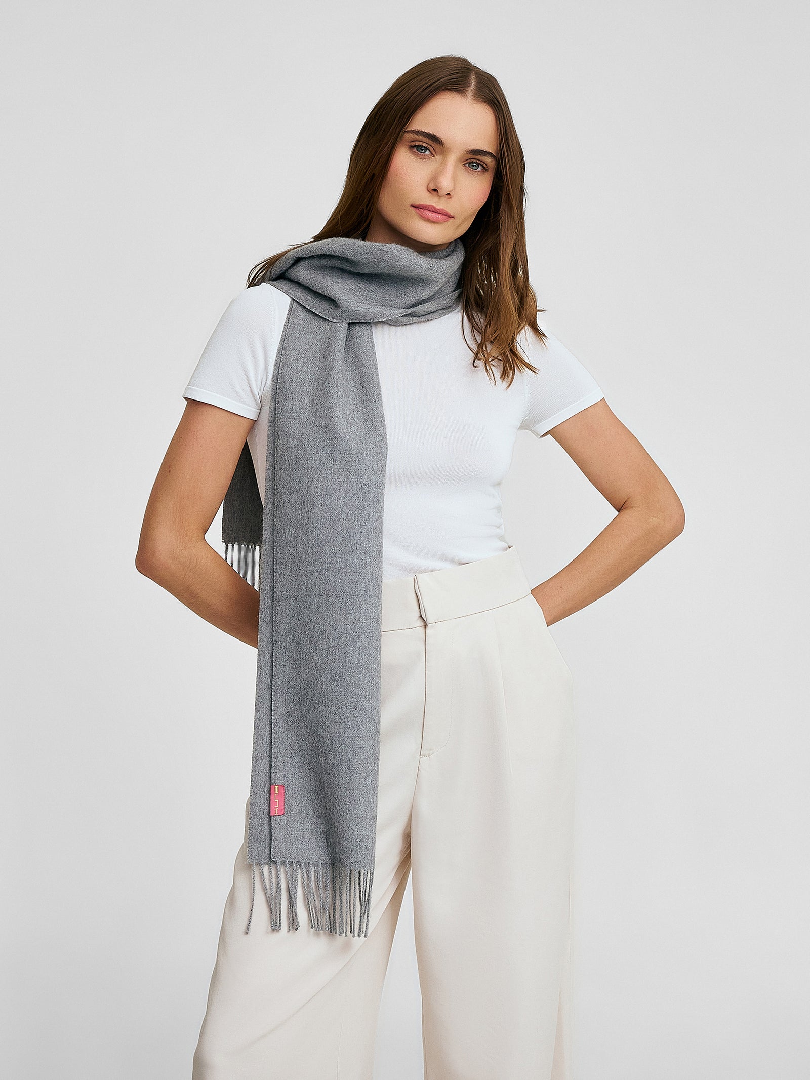 Adrian Scarf Baby Alpaca Color Nuage