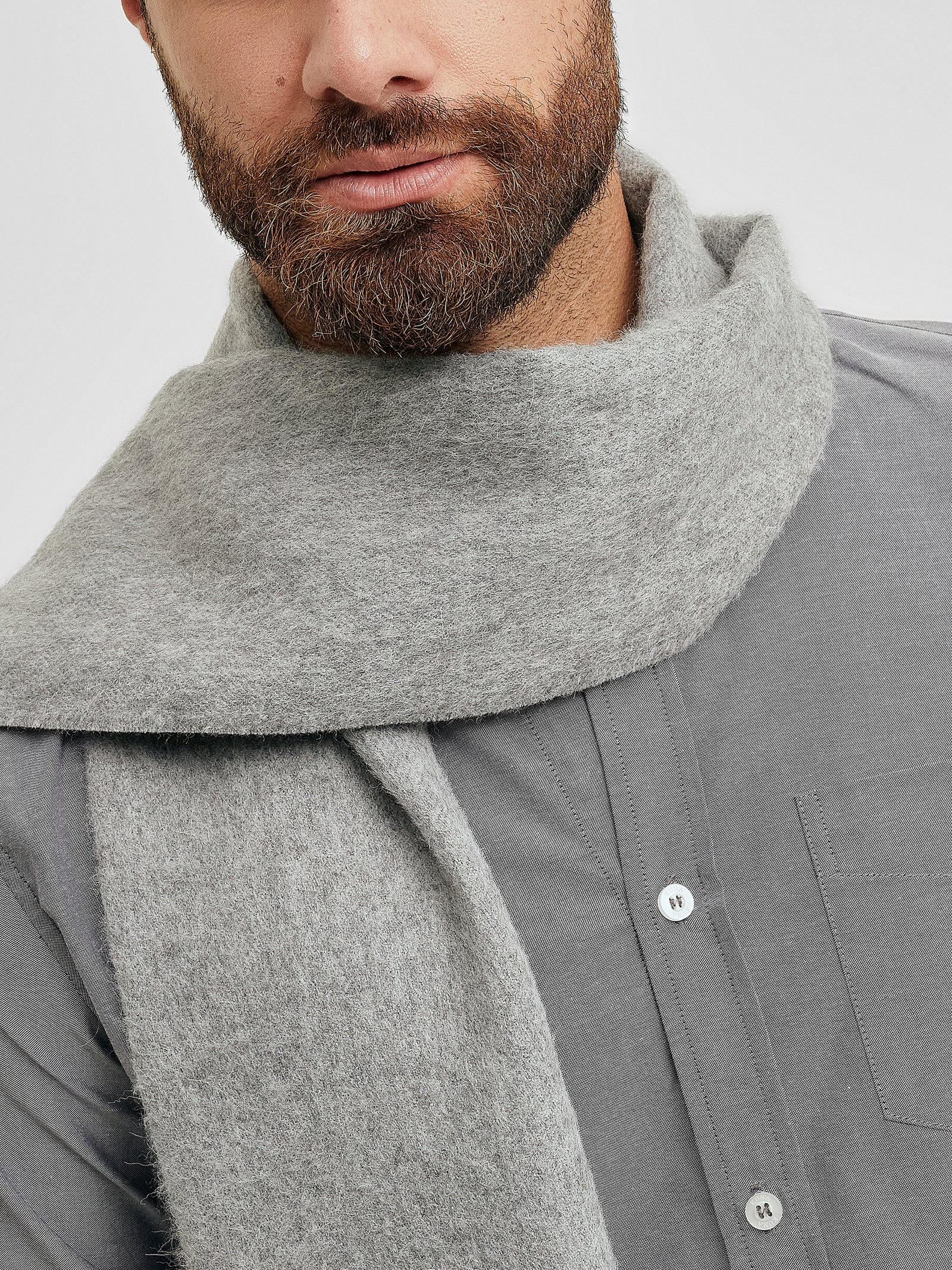 Adrian Scarf Baby Alpaca Color Nuage
