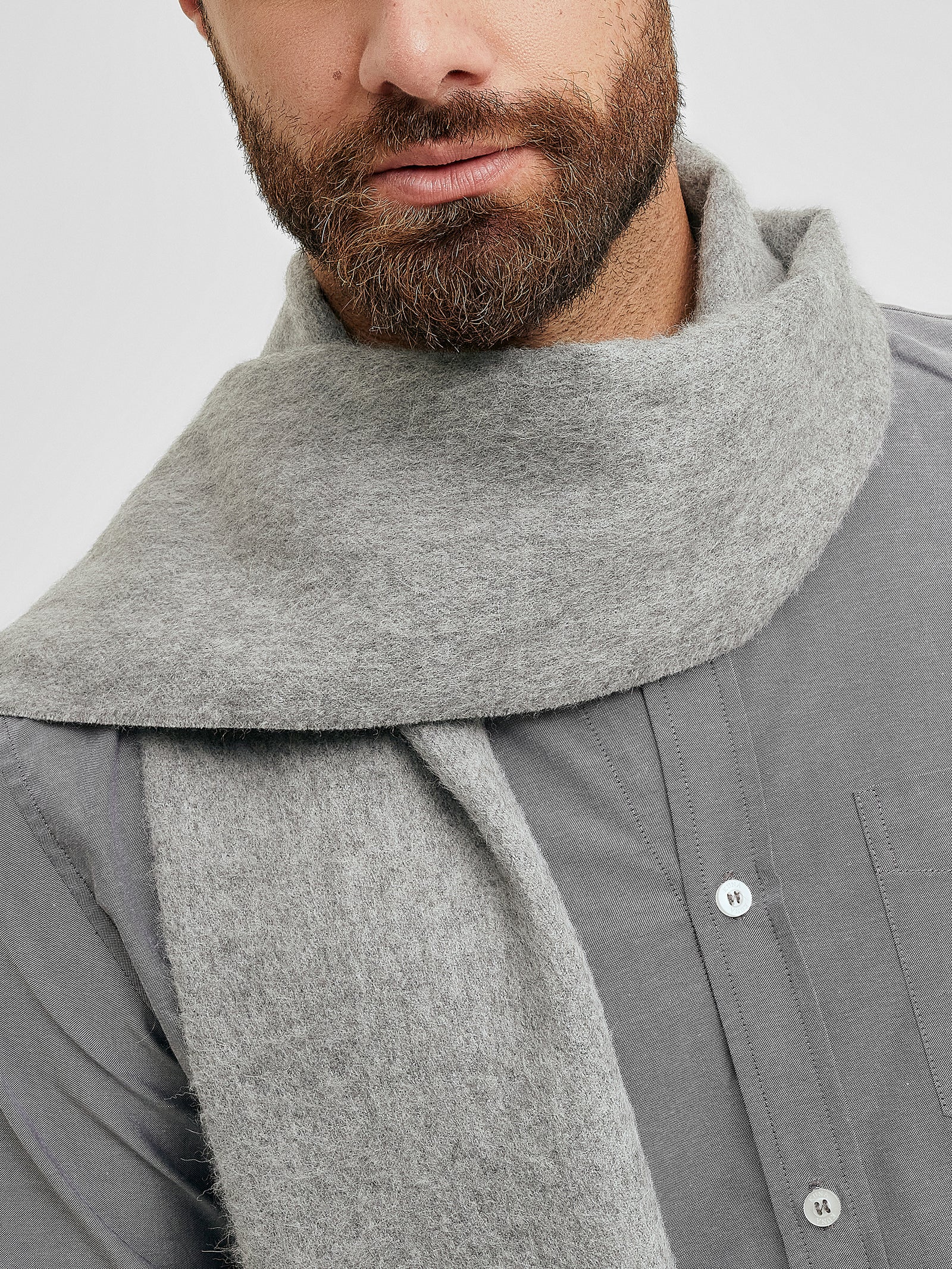 Adrian Scarf Baby Alpaca Color Nuage