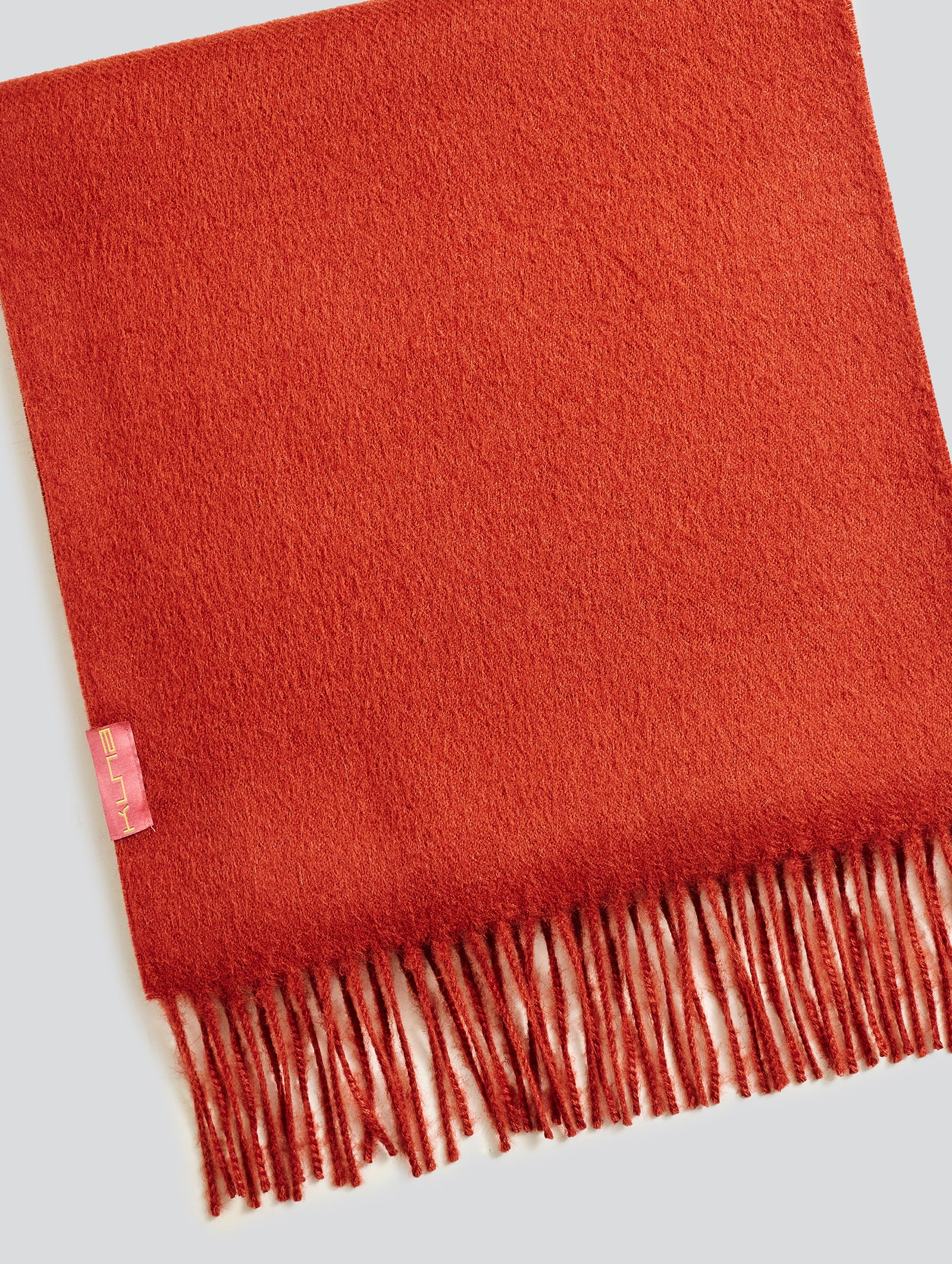 Adrian Scarf Baby Alpaca Color Orange