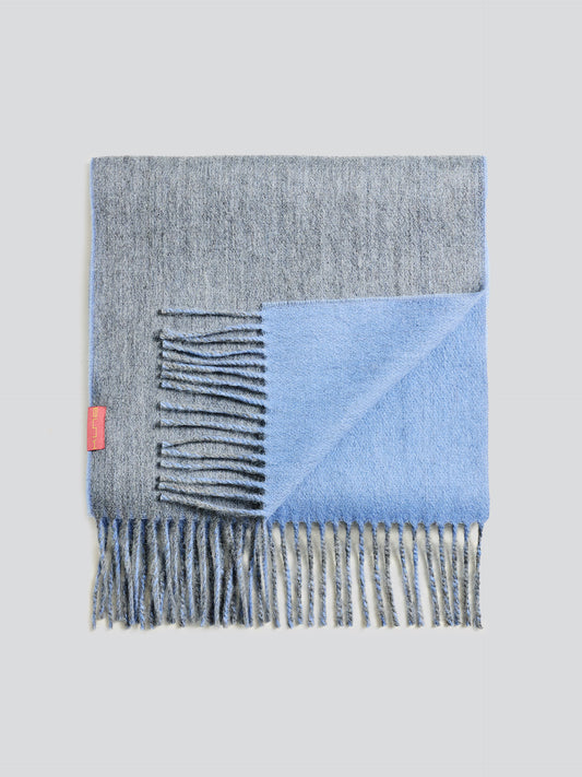 Tundra Scarf Baby Alpaca Color Light Blue