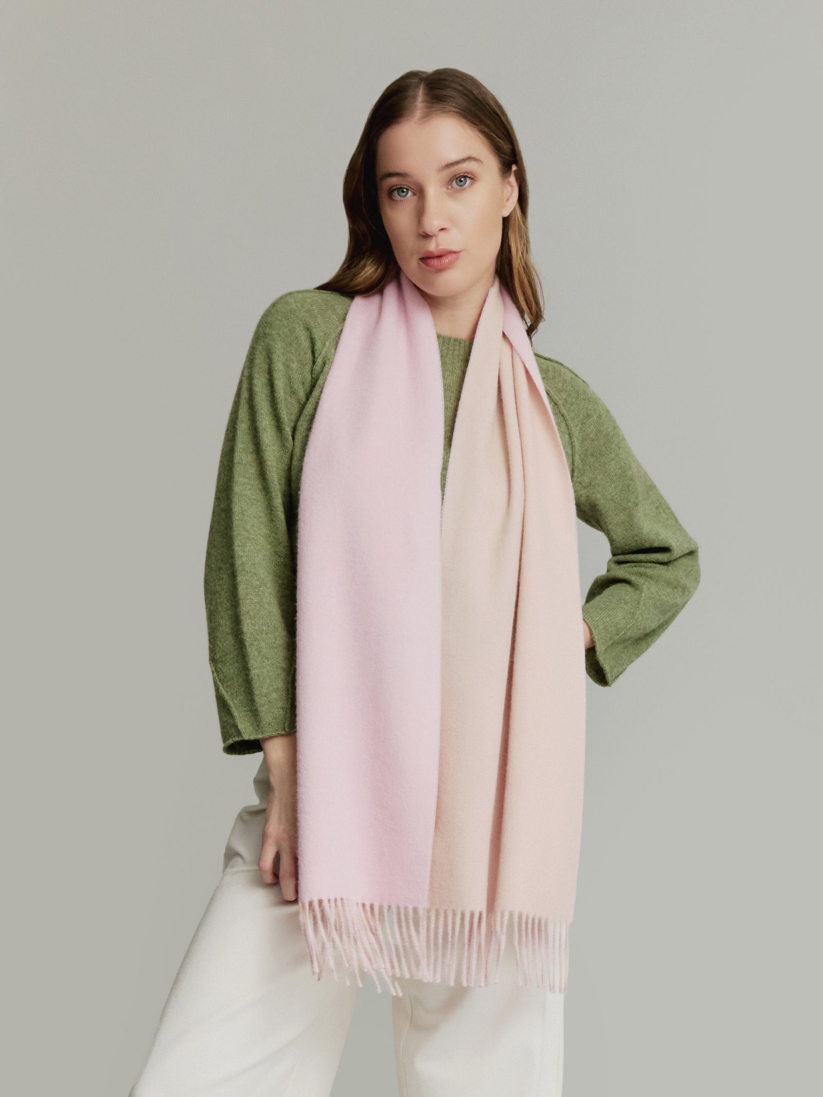 Tundra Scarf Baby Alpaca Color Pink