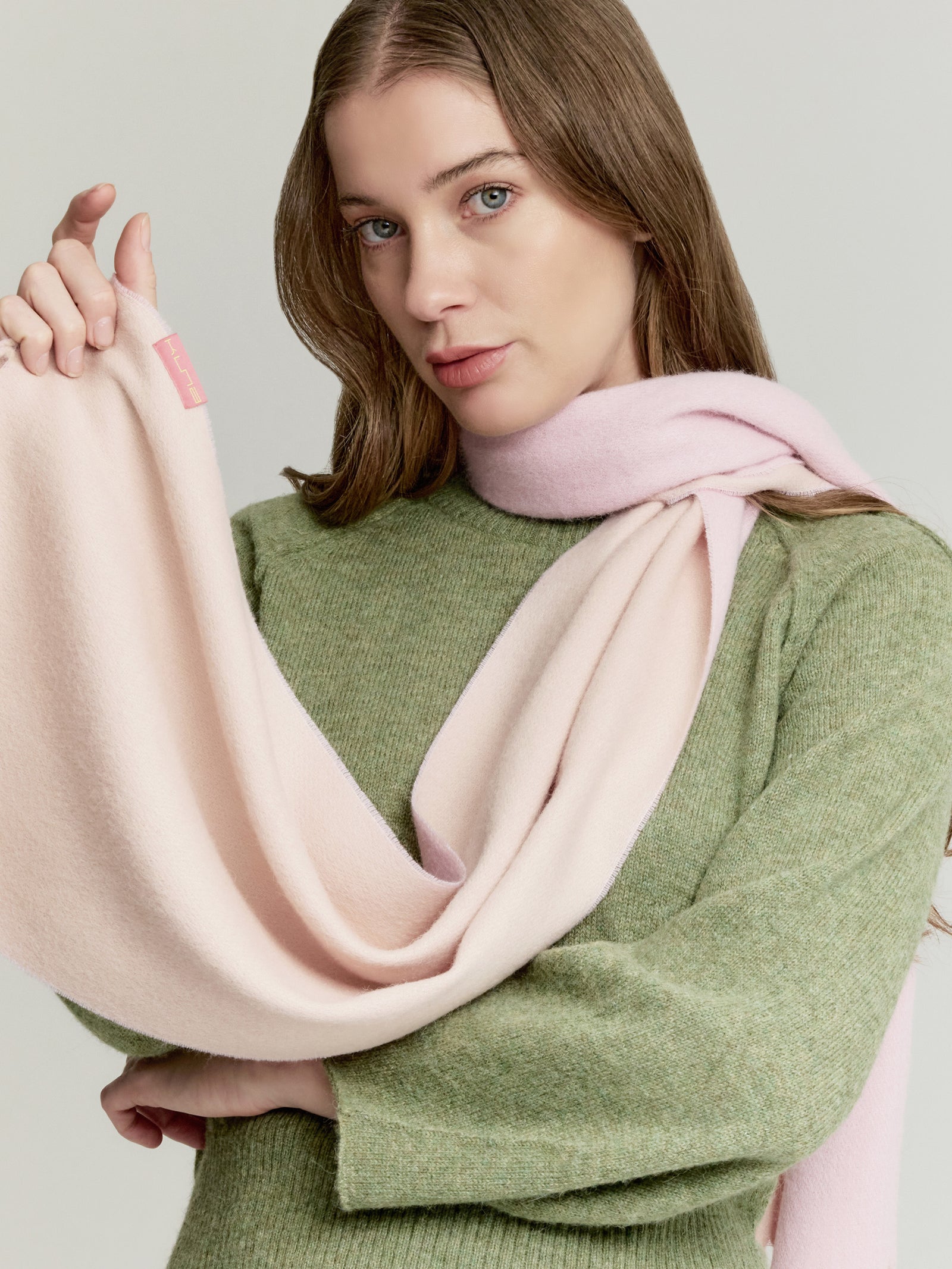 Tundra Scarf Baby Alpaca Color Pink