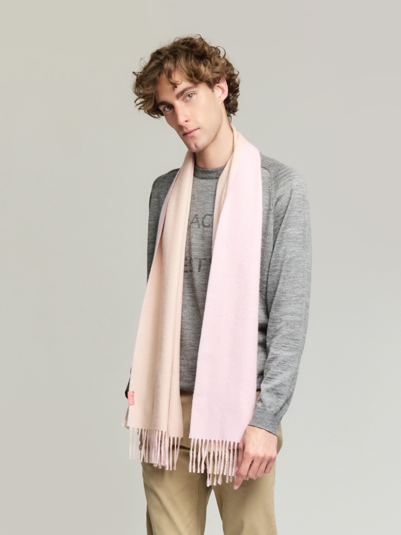 Tundra Scarf Baby Alpaca Color Pink
