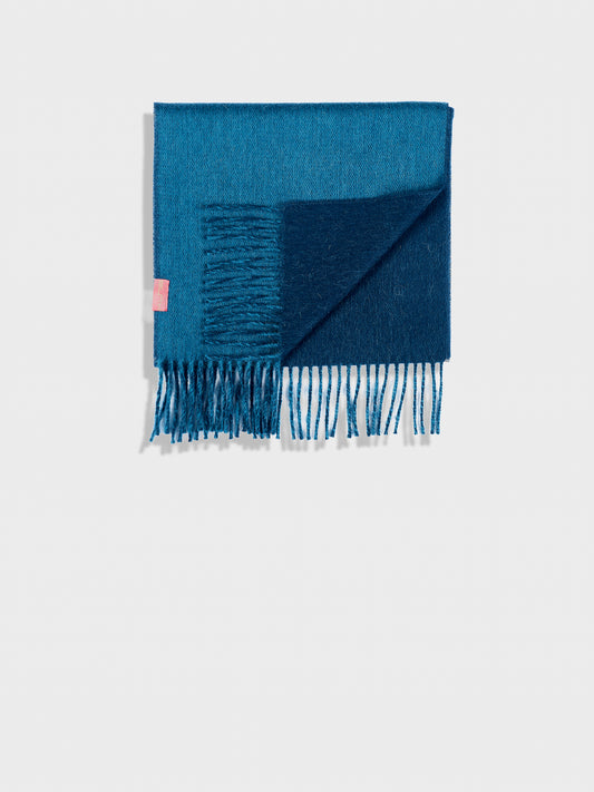 Tundra Scarf Baby Alpaca Color Blue