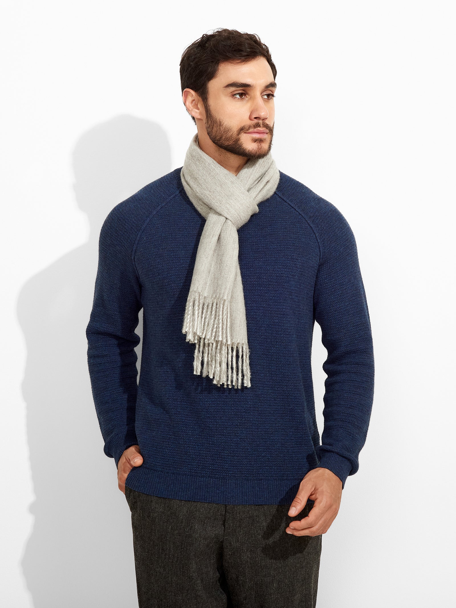 Tundra B Bufanda Baby Alpaca Color Gris