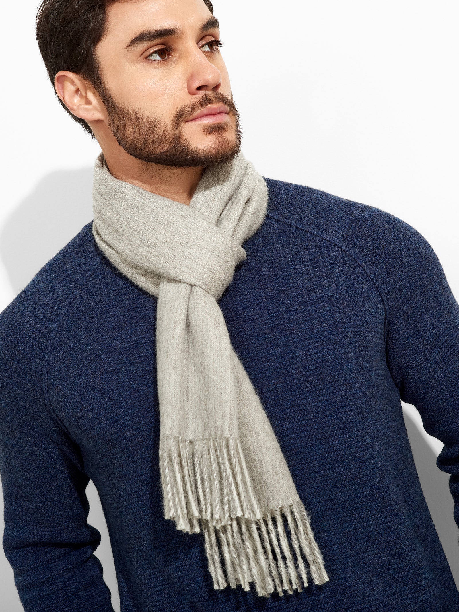 Tundra B Bufanda Baby Alpaca Color Gris