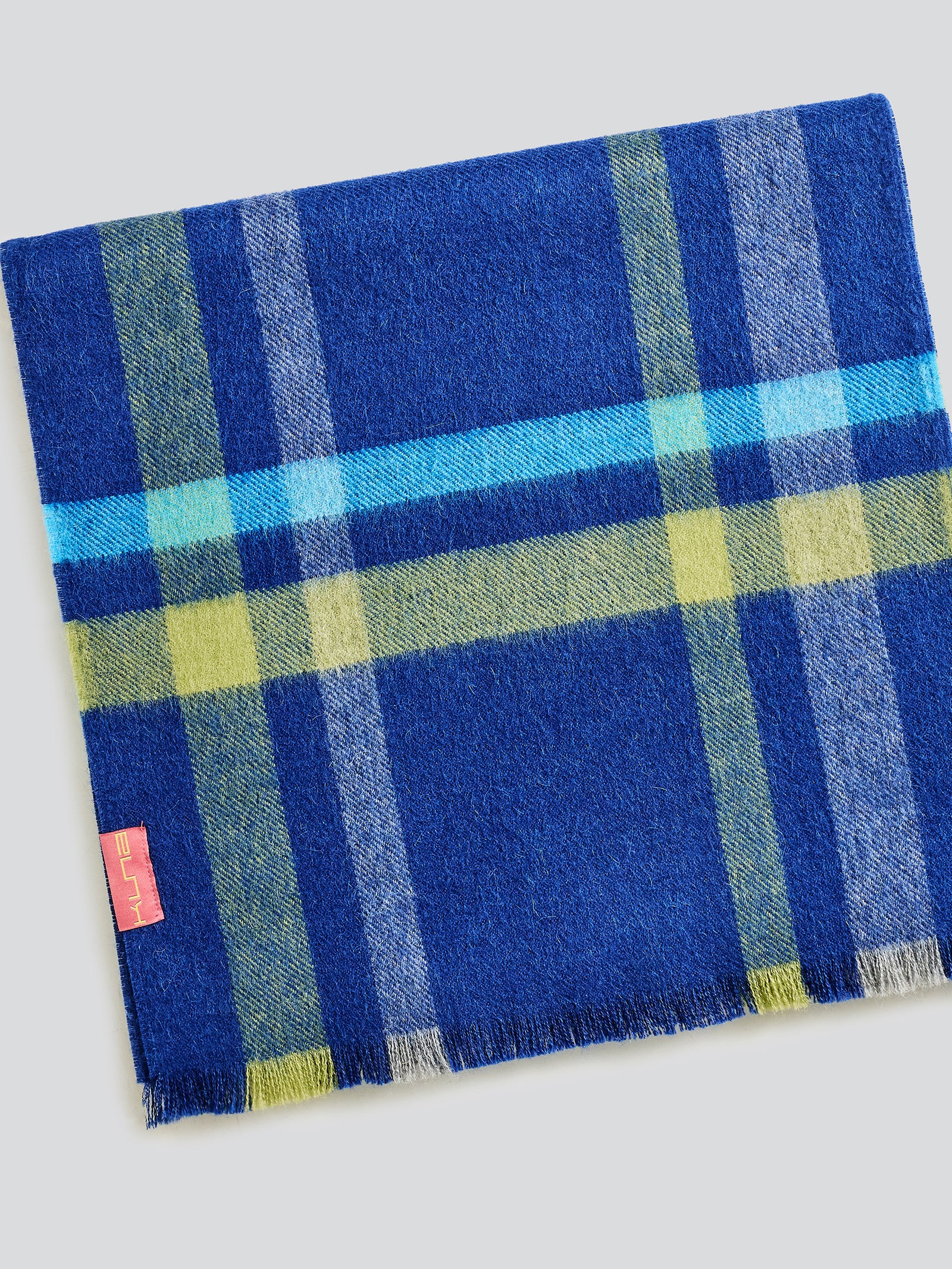 Vallejos Scarf Baby Alpaca Color Blue