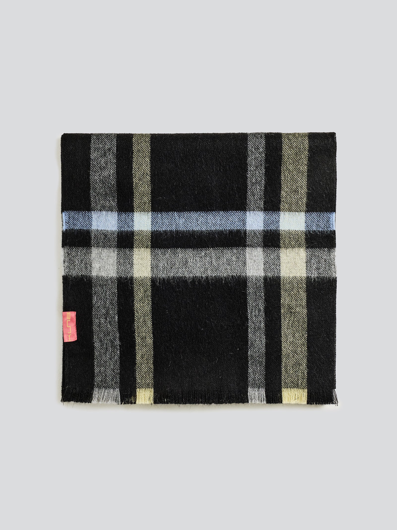 Vallejos Bufanda Bebé Alpaca Color Negro