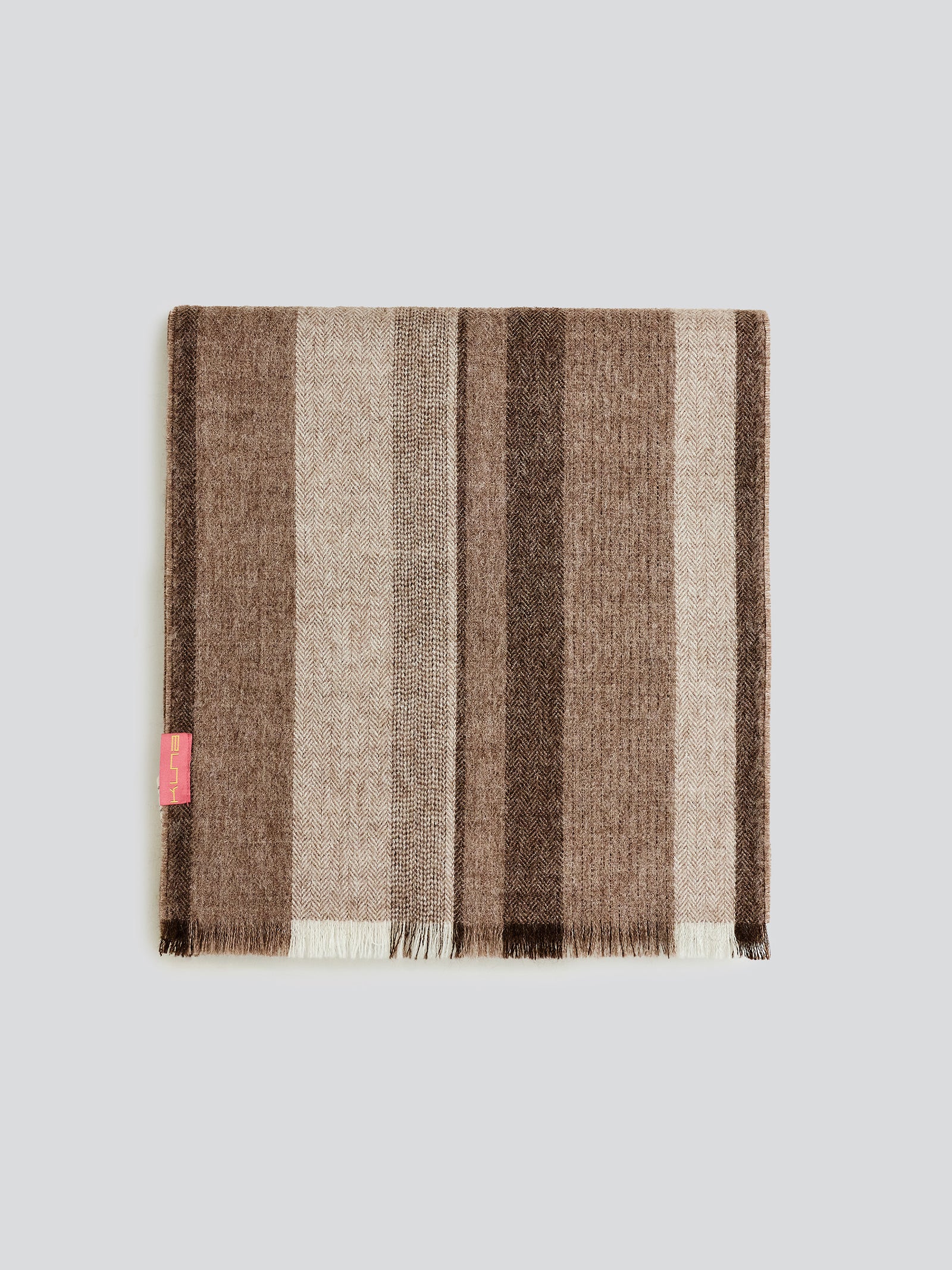 Valter Eco Pañuelo Baby Alpaca Color Marrón