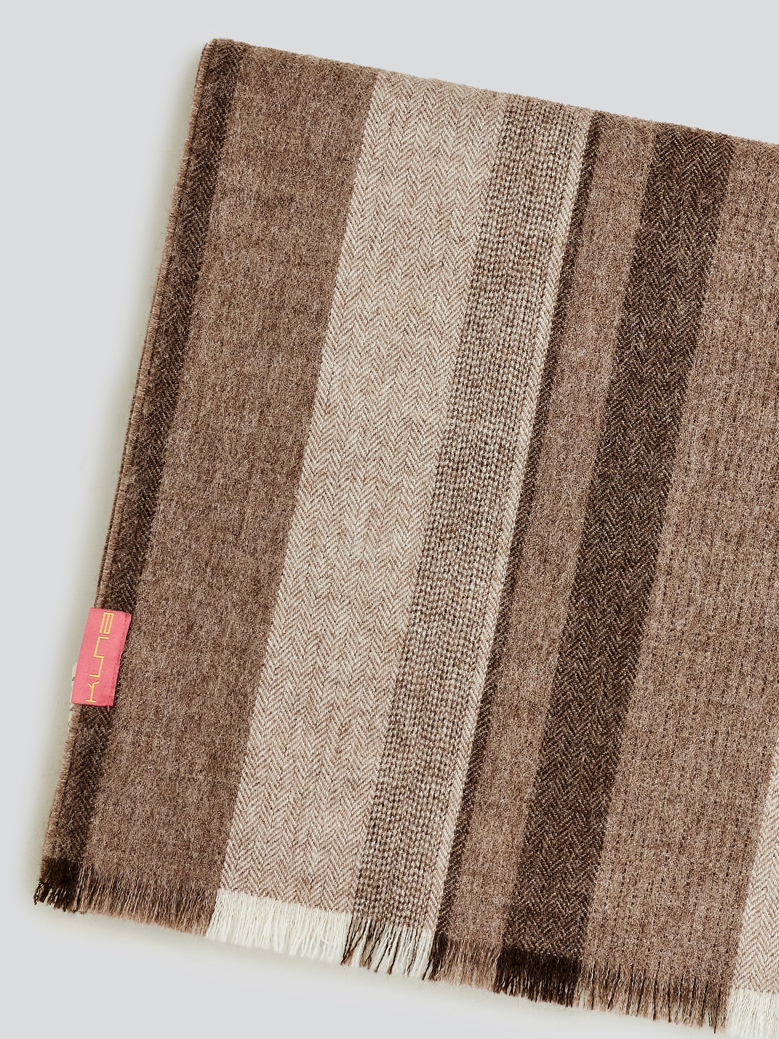 Valter Eco Pañuelo Baby Alpaca Color Marrón