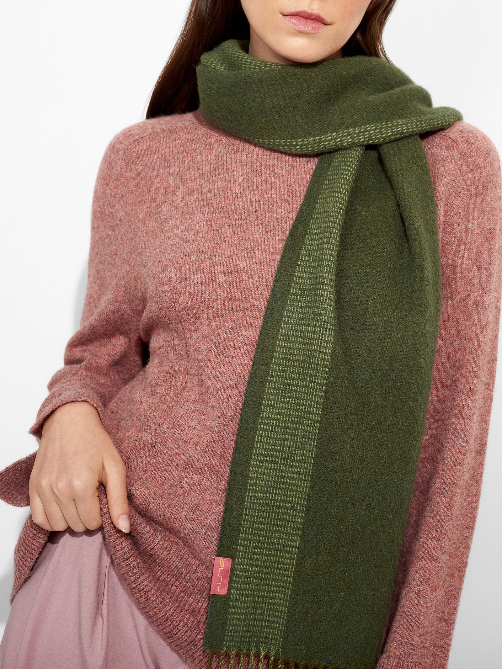 Zarick Scarf Baby Alpaca Color Green