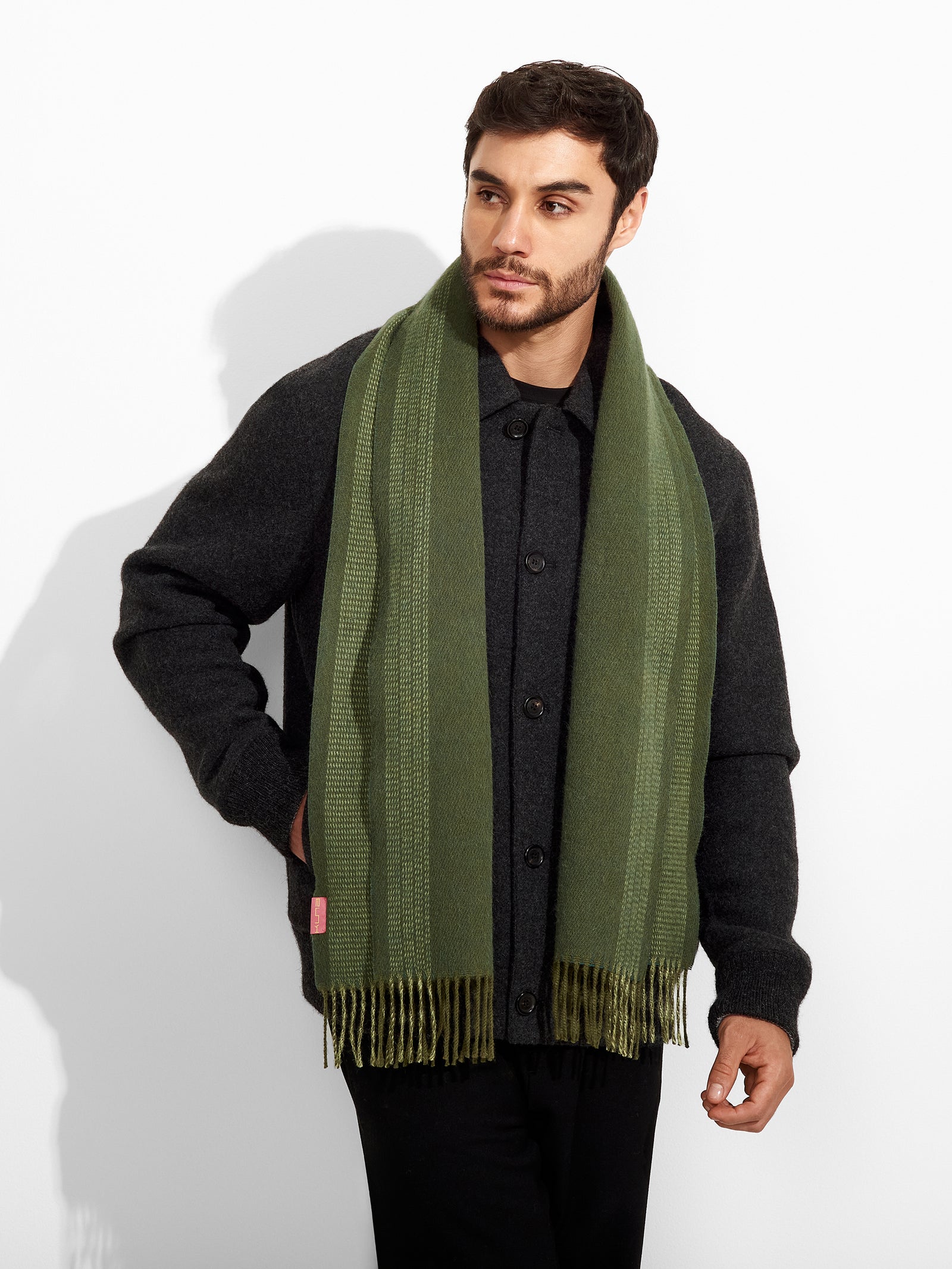 Zarick Scarf Baby Alpaca Color Green