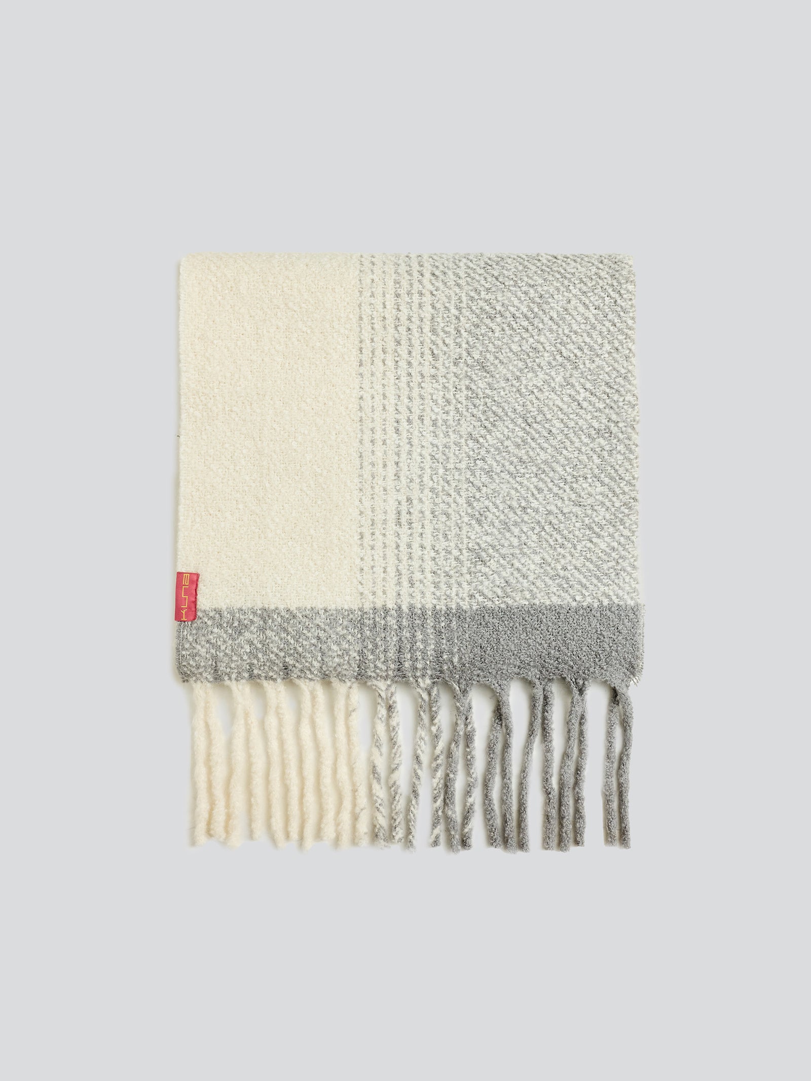 Bufanda Yanapi Baby Alpaca Color Gris