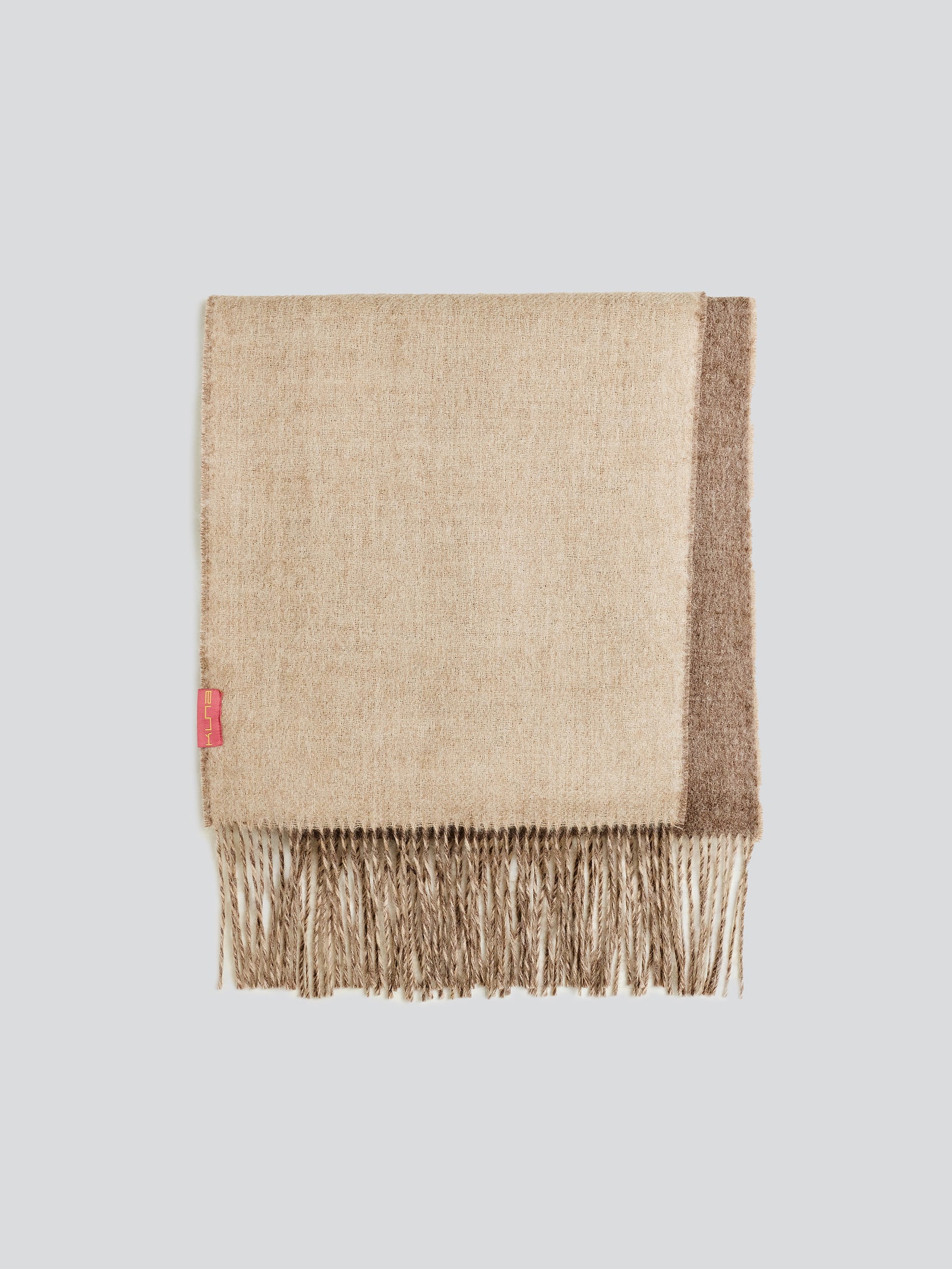 Yamila Scarf Baby Alpaca Color Brown