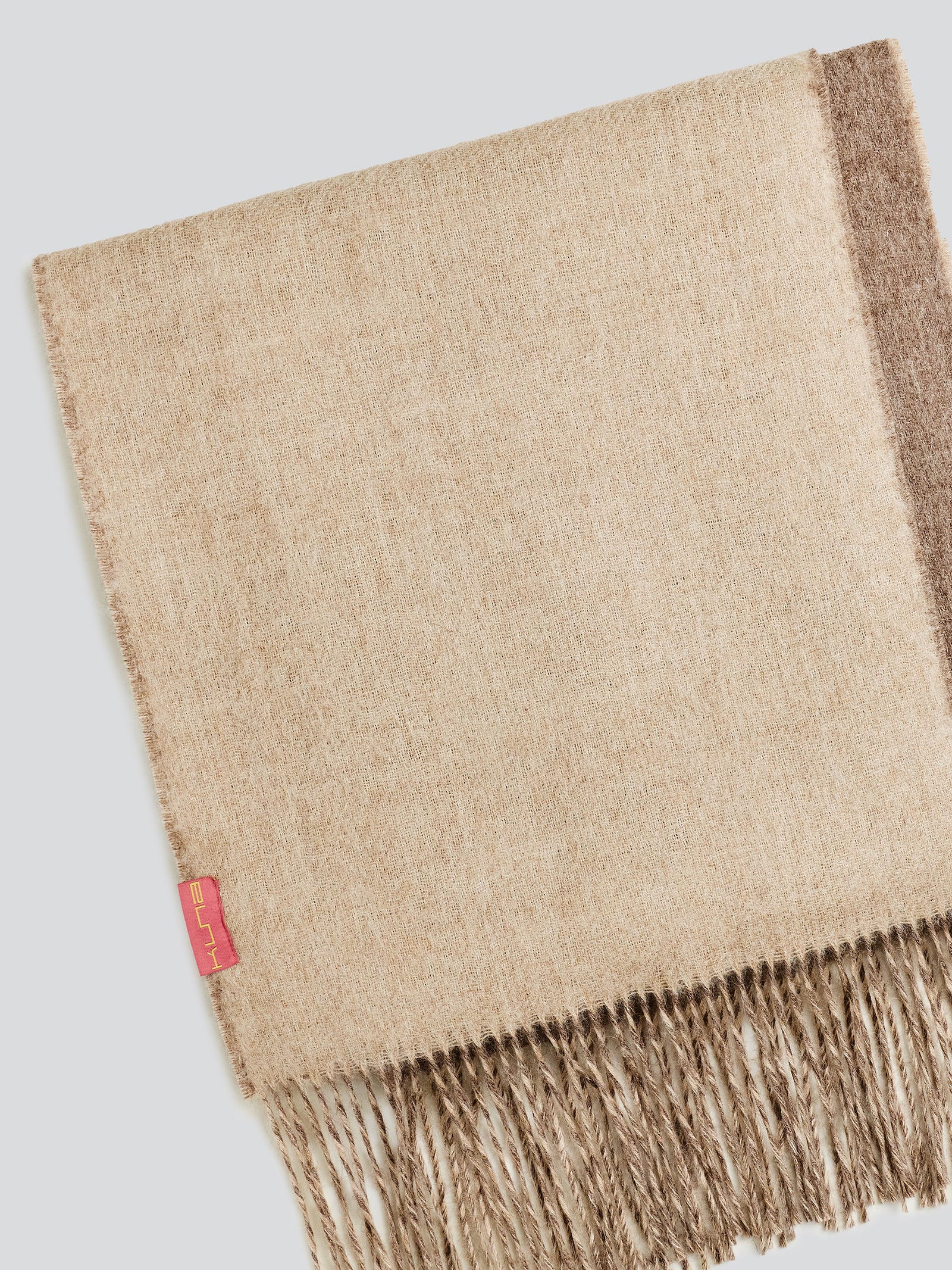 Yamila Scarf Baby Alpaca Color Brown