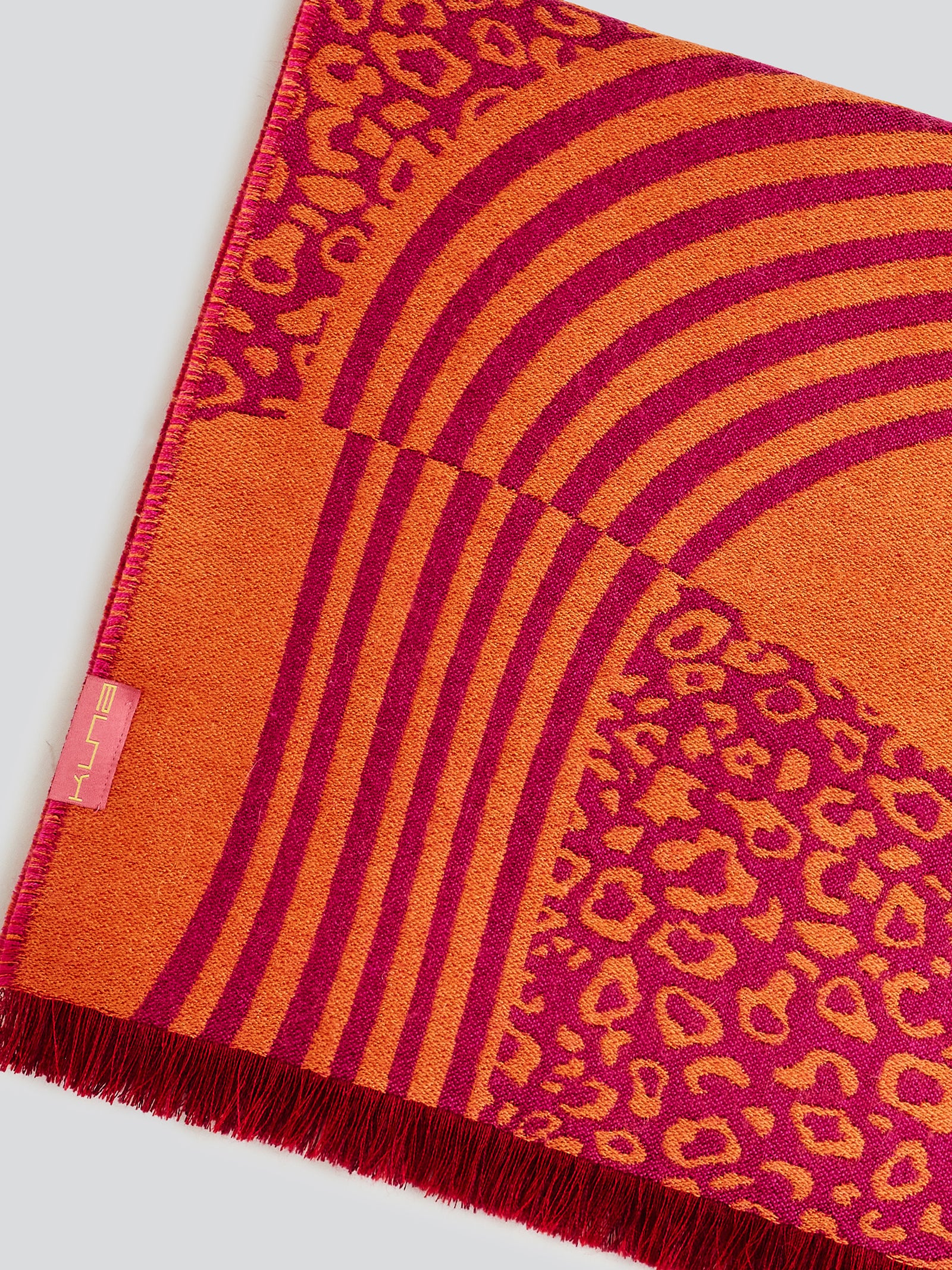 Yogi Scarf Baby Alpaca Color Fuchsia