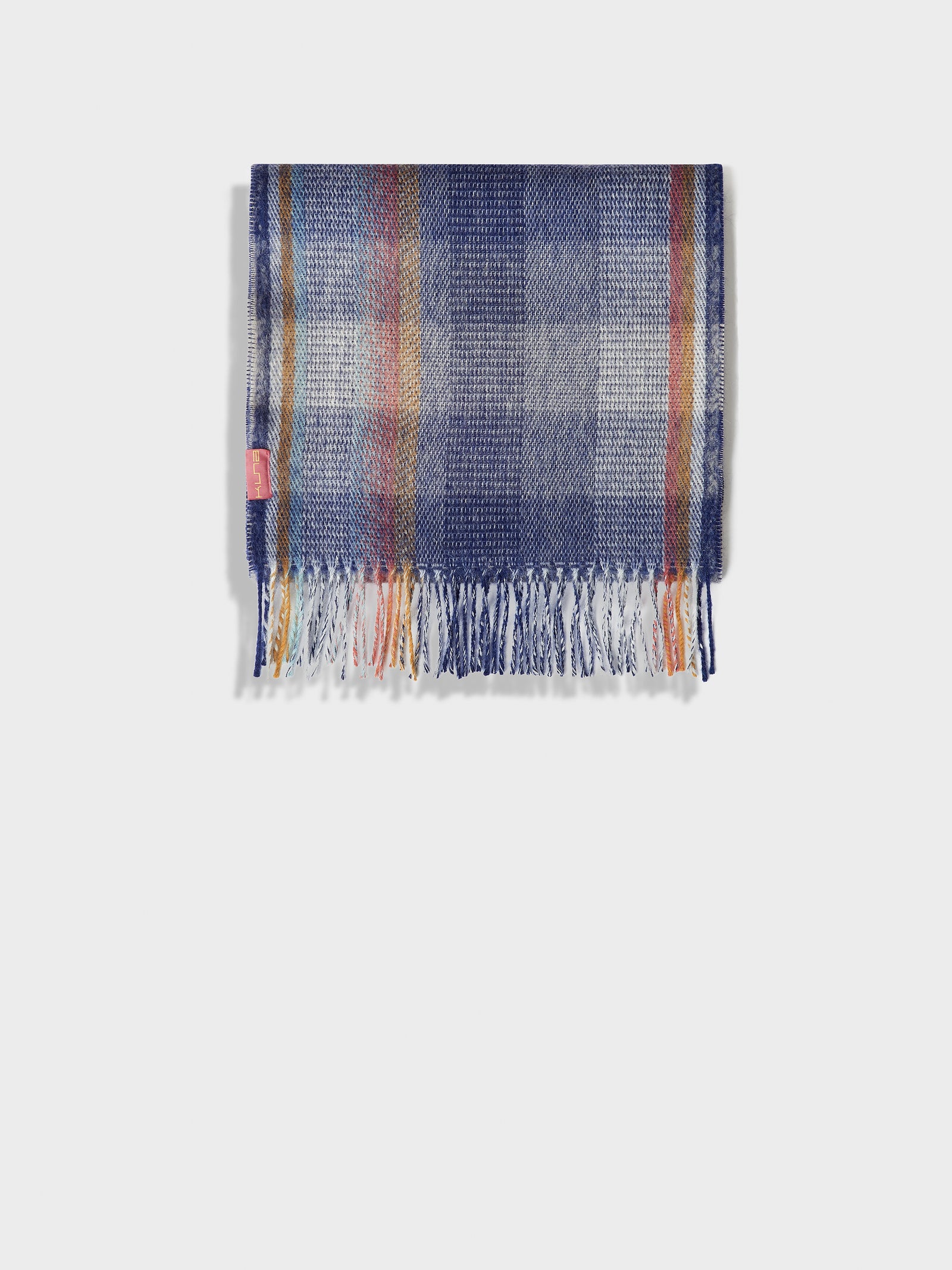 Zamery Scarf Baby Alpaca Color Blue
