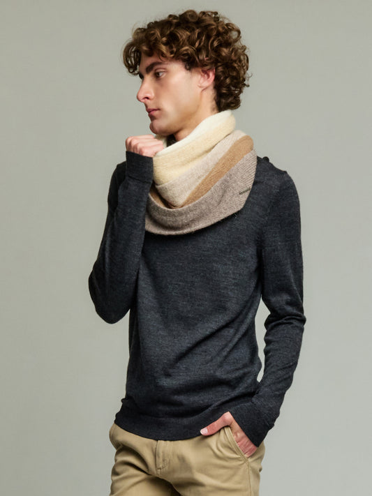 Tzar Scarf Baby Alpaca Color Beige