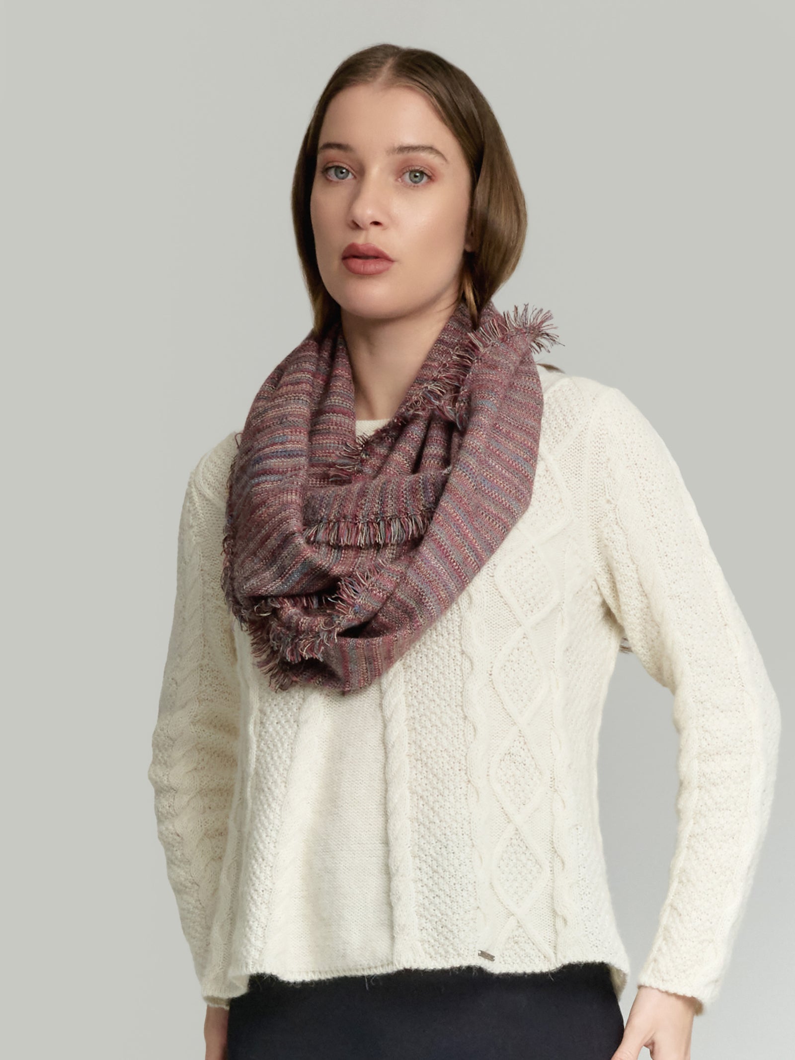 Yudith Scarf Baby Alpaca Color Red