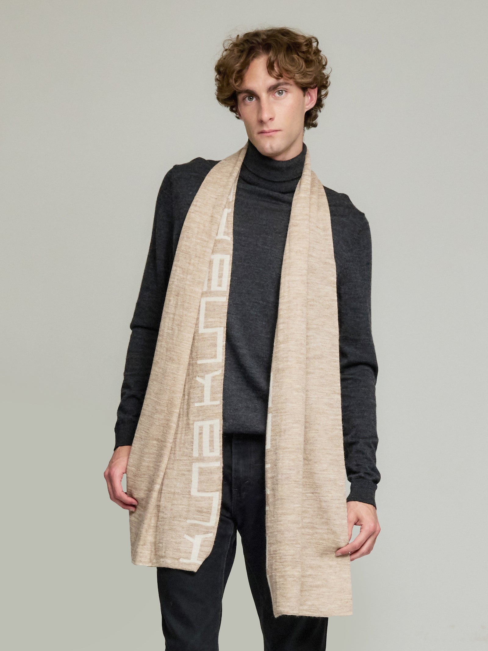 Yunga Scarf Baby Alpaca Color Beige