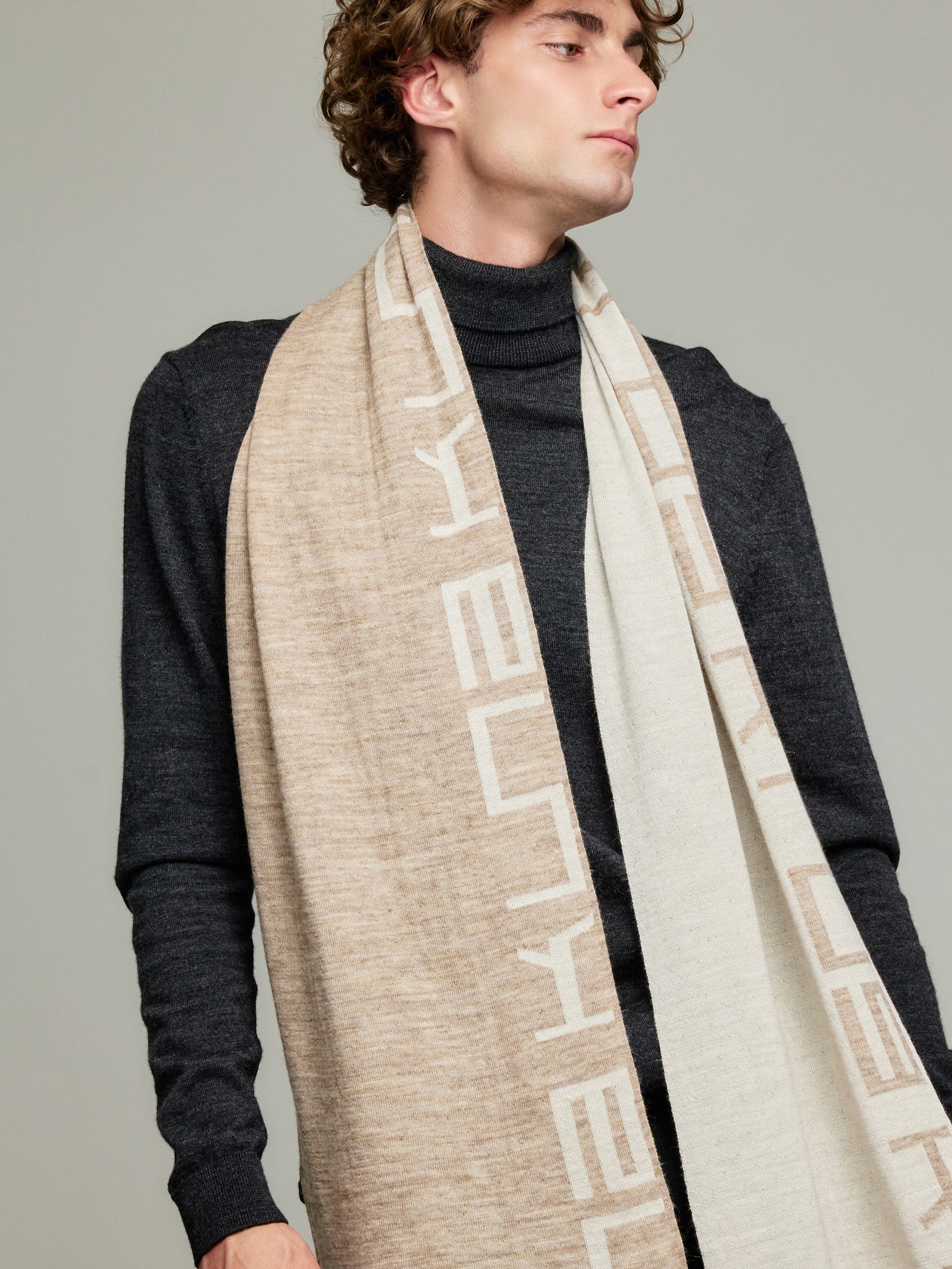 Yunga Scarf Baby Alpaca Color Beige