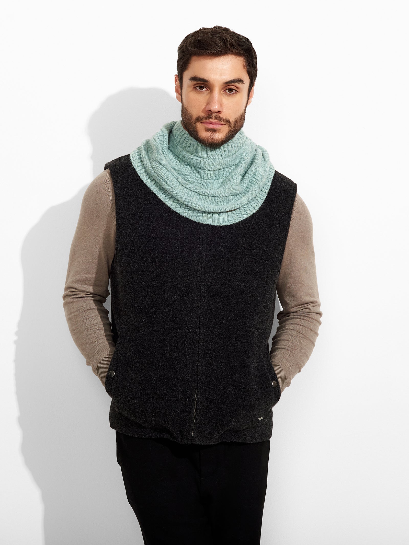 Zada Scarf Baby Alpaca Color Ligth Blue