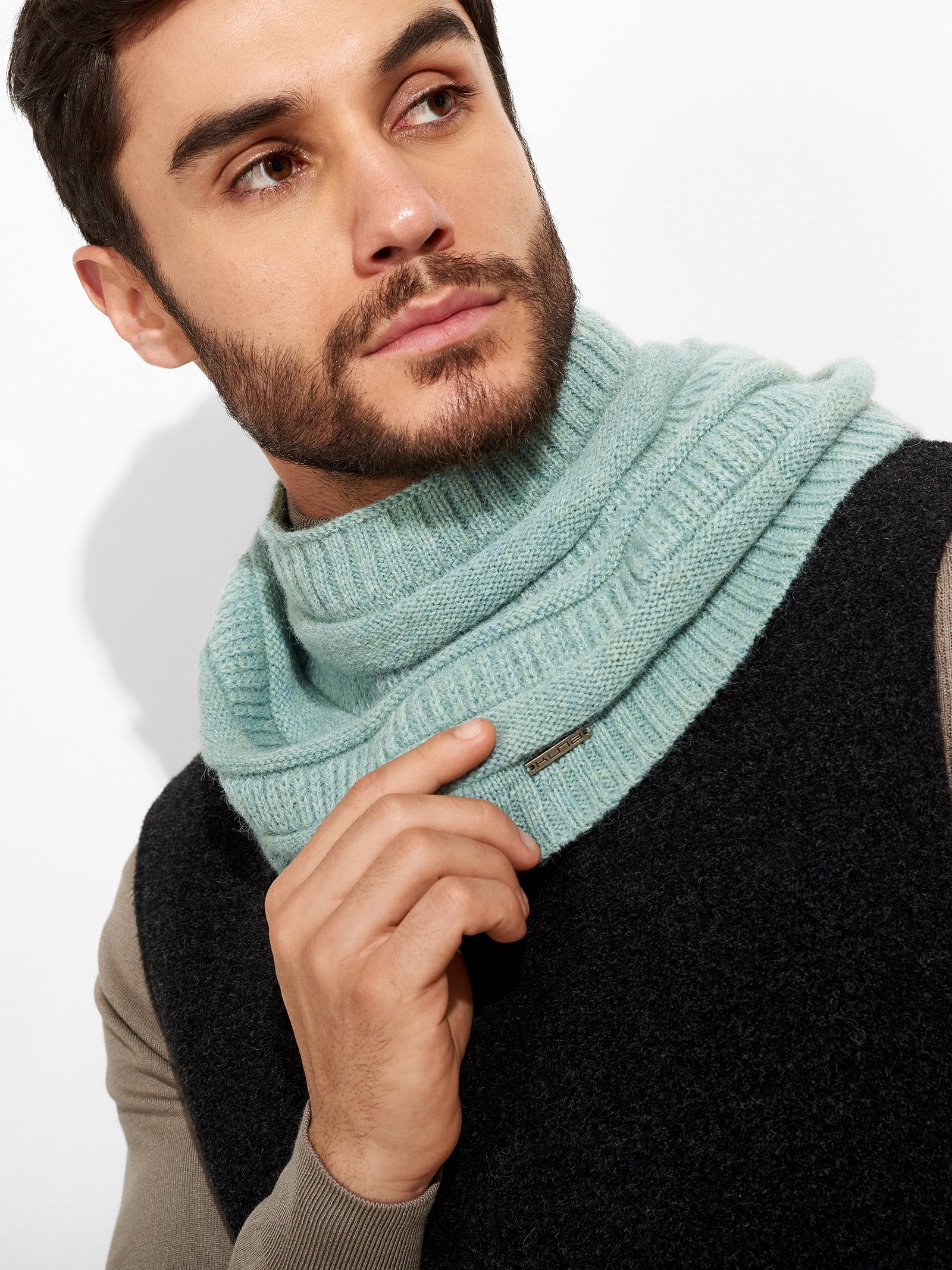 Zada Scarf Baby Alpaca Color Ligth Blue