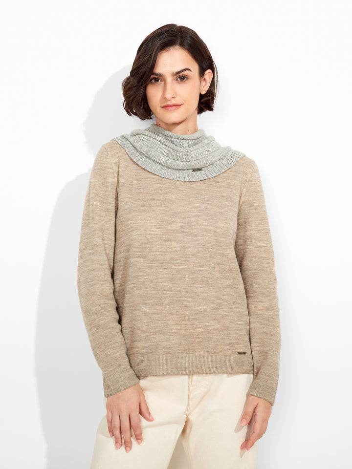 Zada Scarf Baby Alpaca Color Grey