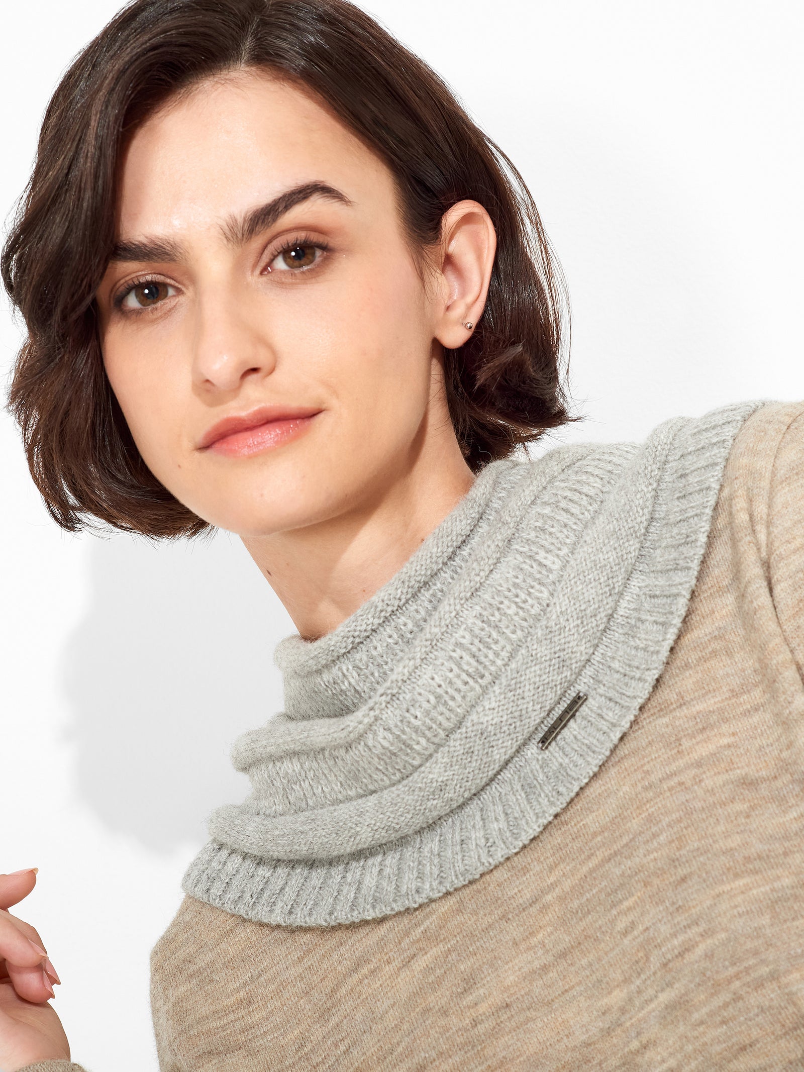 Zada Scarf Baby Alpaca Color Grey