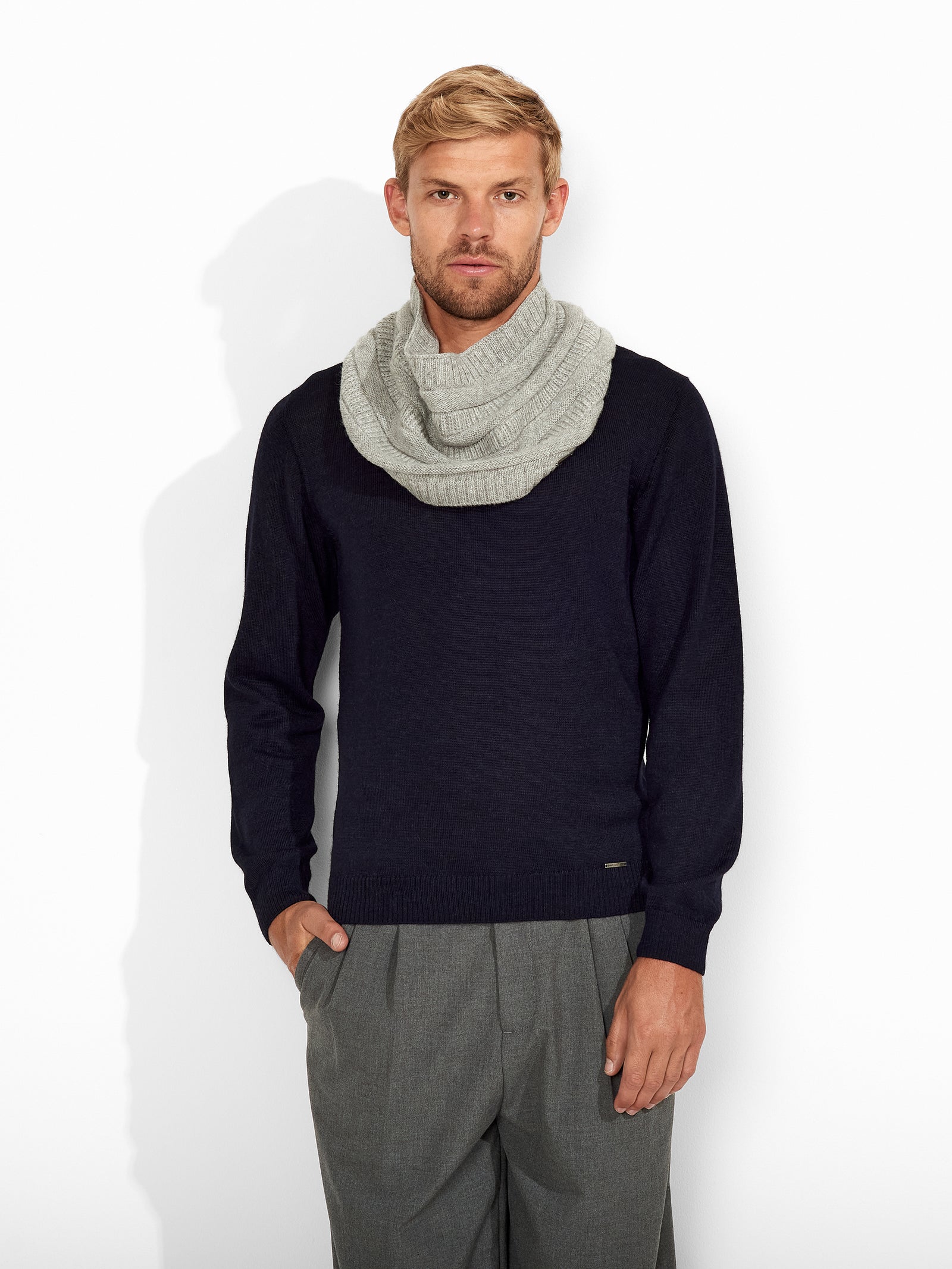 Zada Scarf Baby Alpaca Color Grey
