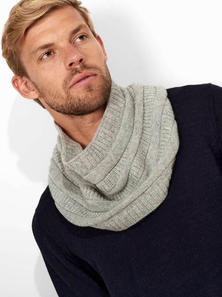 Zada Scarf Baby Alpaca Color Grey