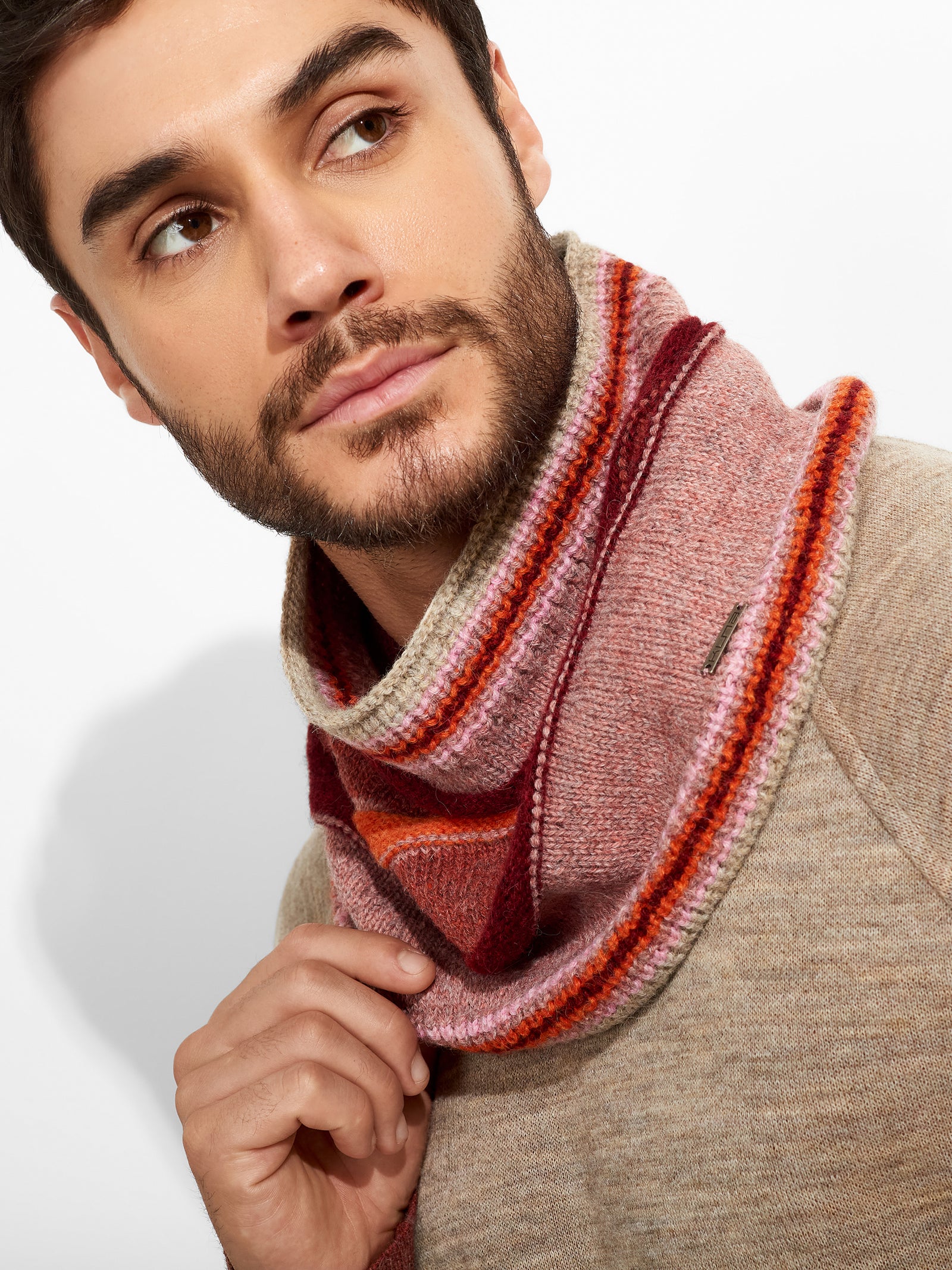 Zanni Scarf Baby Alpaca Color Pink