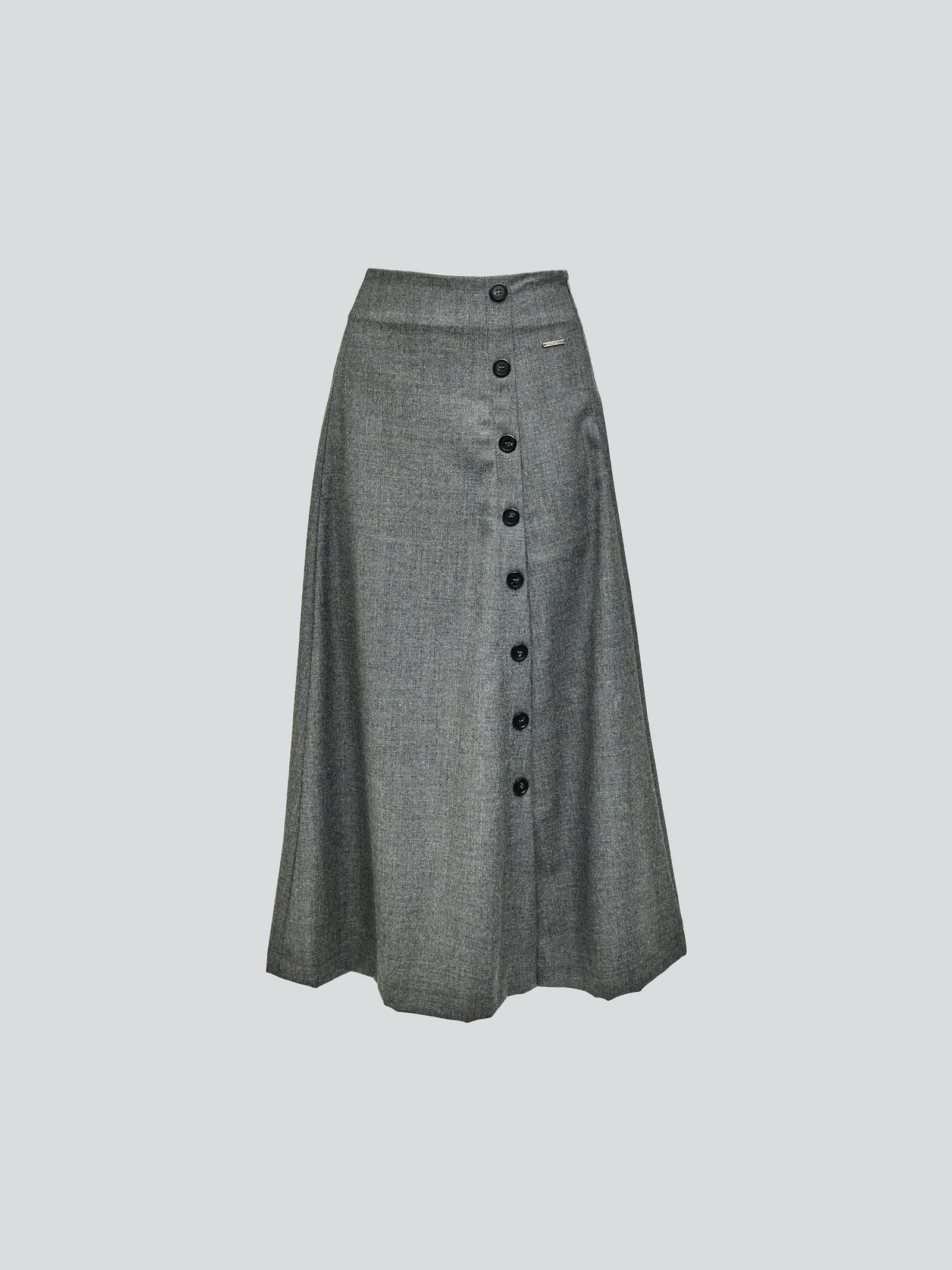 Falda Ysidro de lana color gris