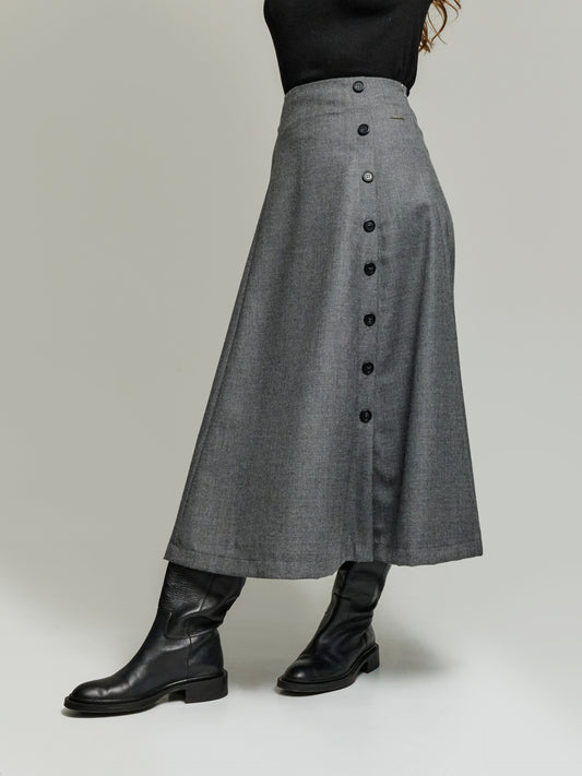 Ysidro Skirt Wool Color Grey