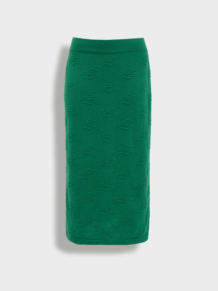 Falda Zabeth Falda Algodón Color Verde