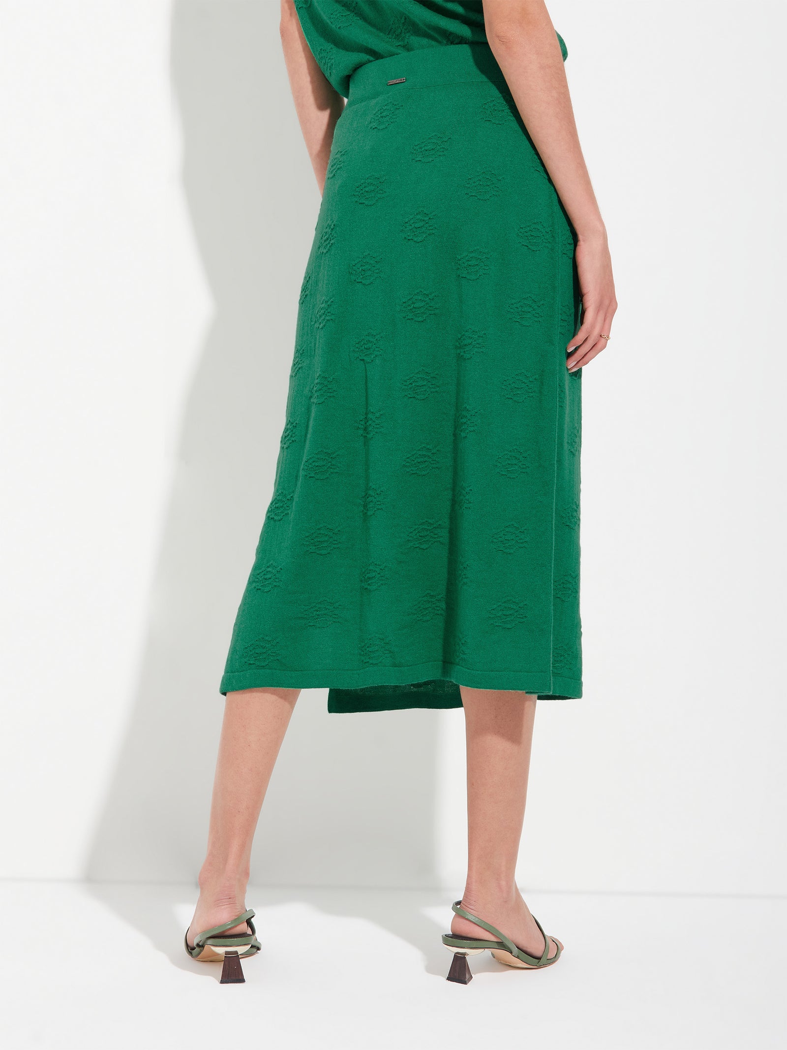 Falda Zabeth Falda Algodón Color Verde