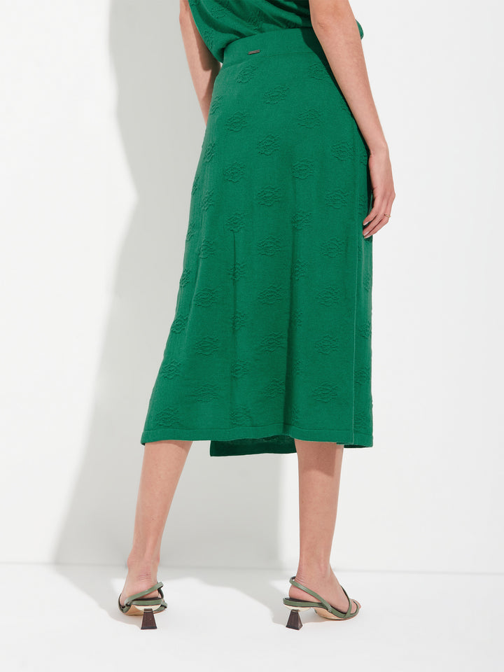 Falda Zabeth Falda Algodón Color Verde