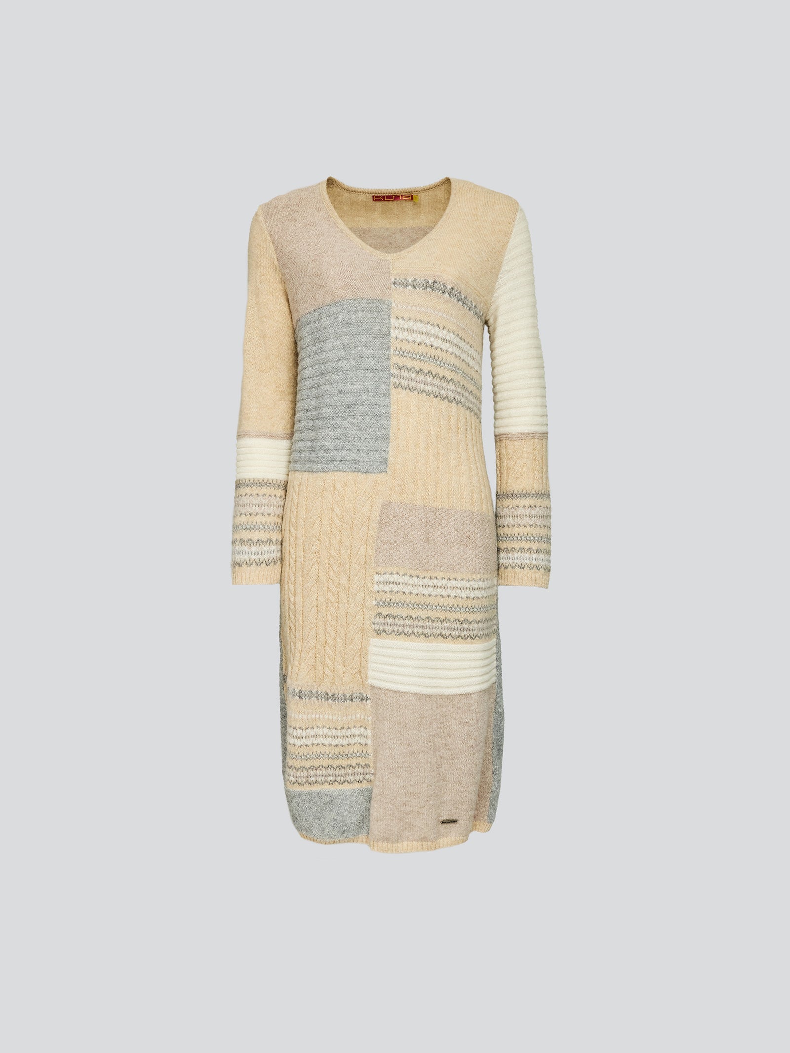 Vestido Ysadora Baby Alpaca Color Beige