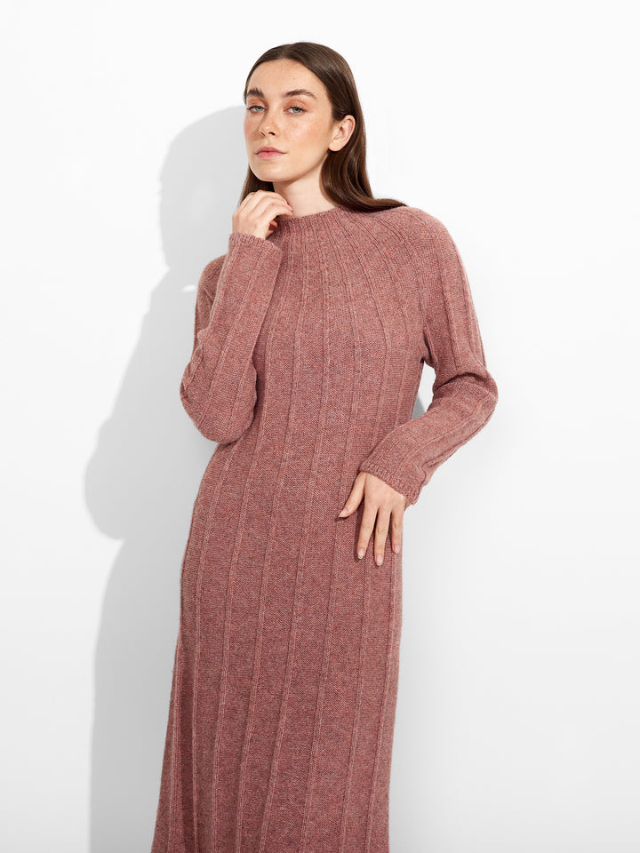 Vestido Zephir Baby Alpaca Color Rosa
