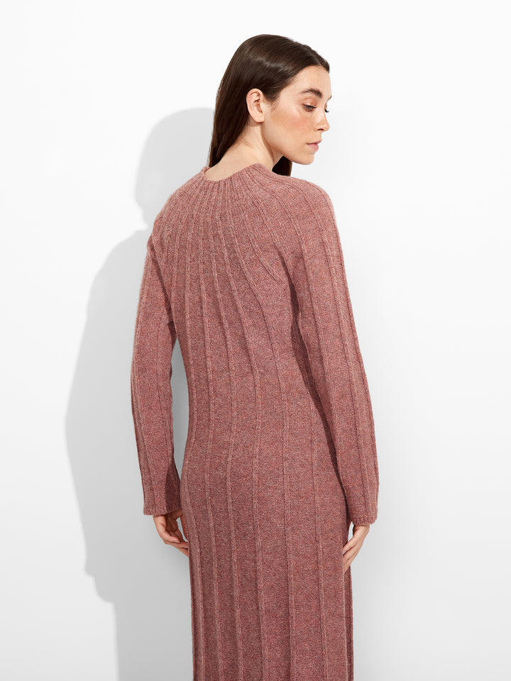 Vestido Zephir Baby Alpaca Color Rosa