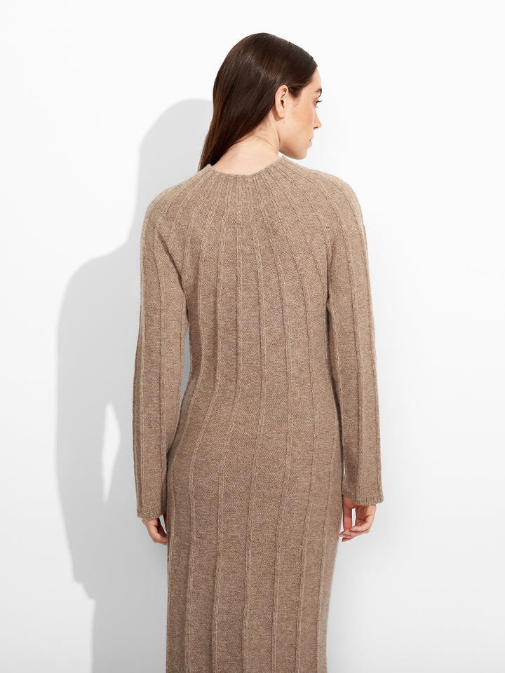 Vestido Zephir Baby Alpaca Color Marrón