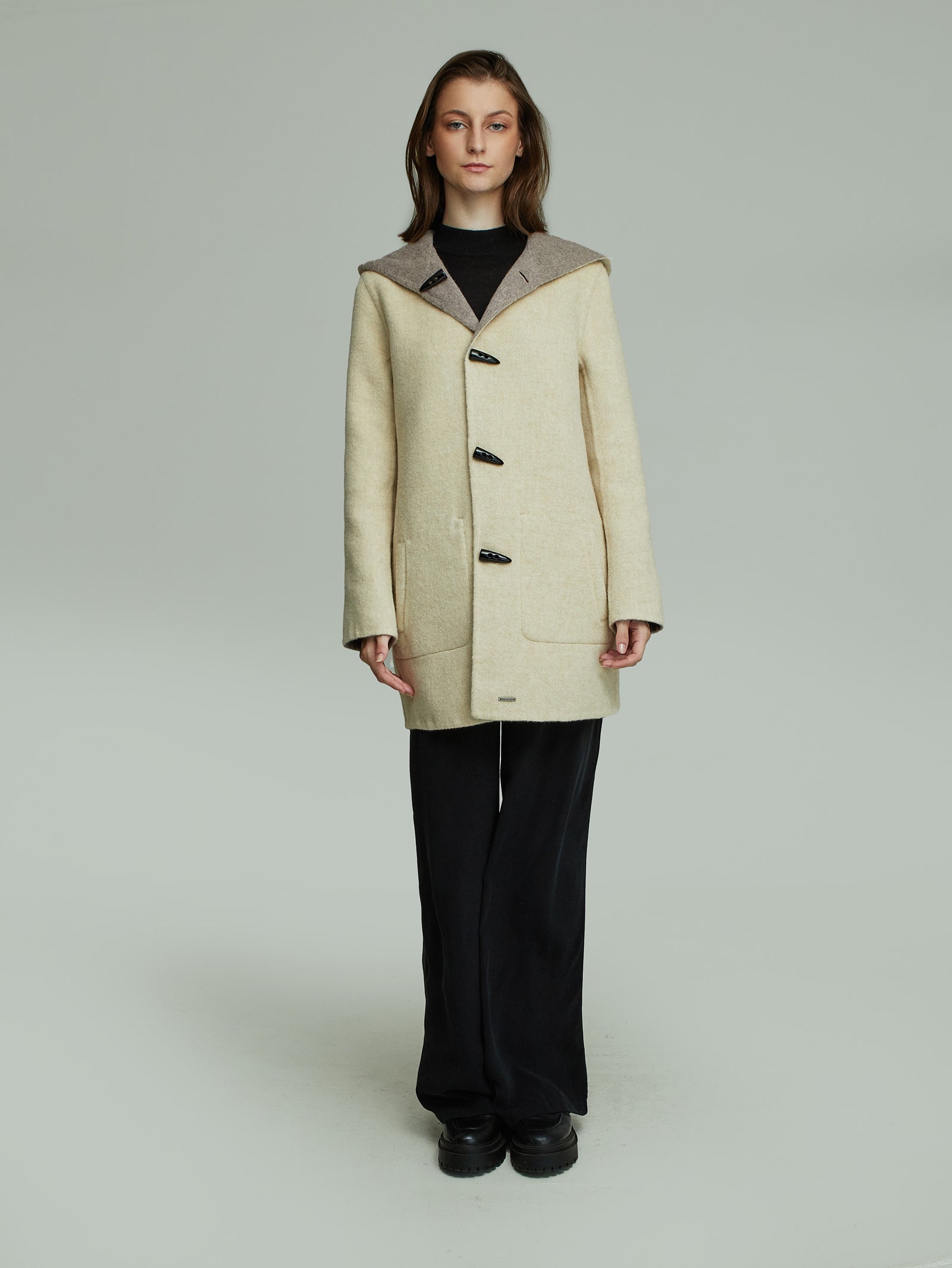 Alaia Coat Baby Alpaca Color Beige